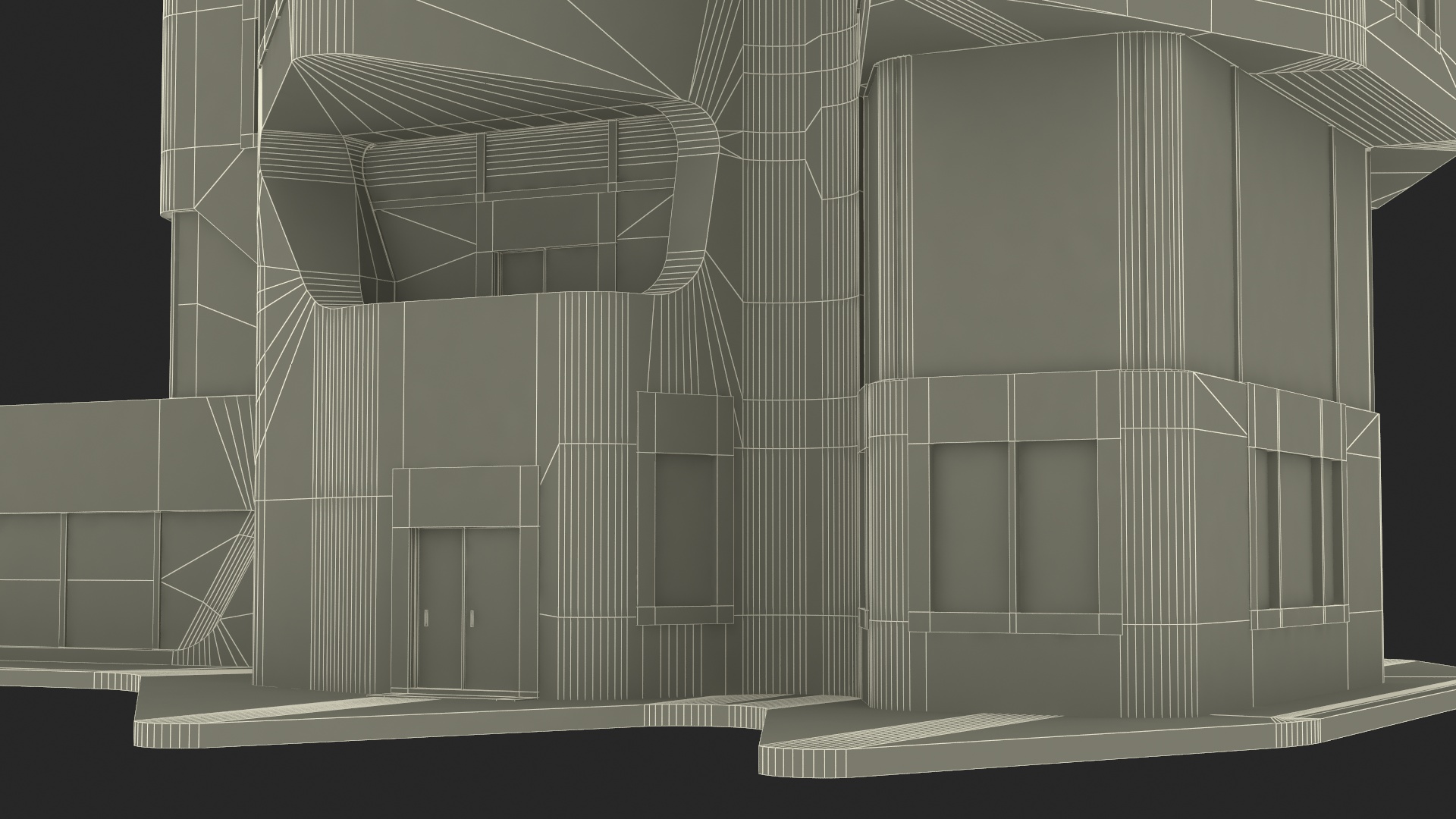 Futuristic House White 3D