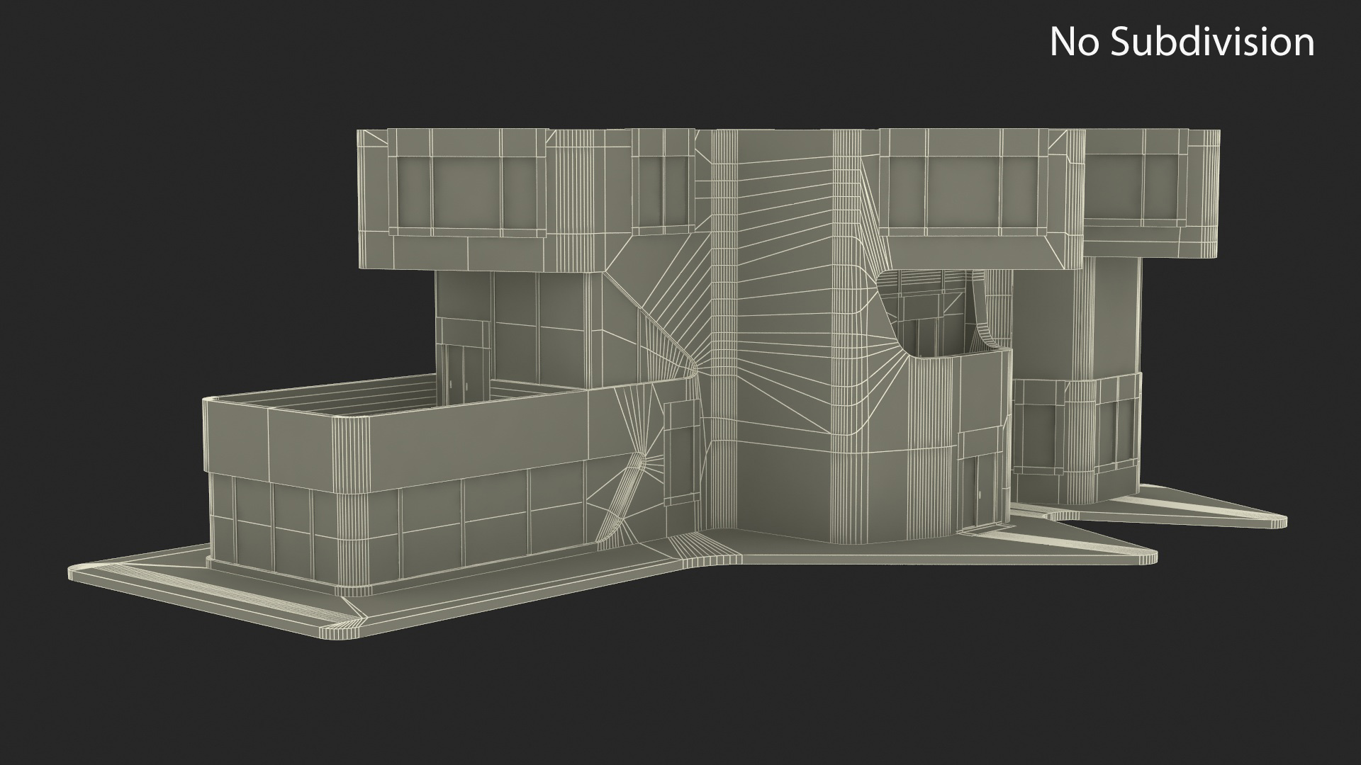 Futuristic House White 3D