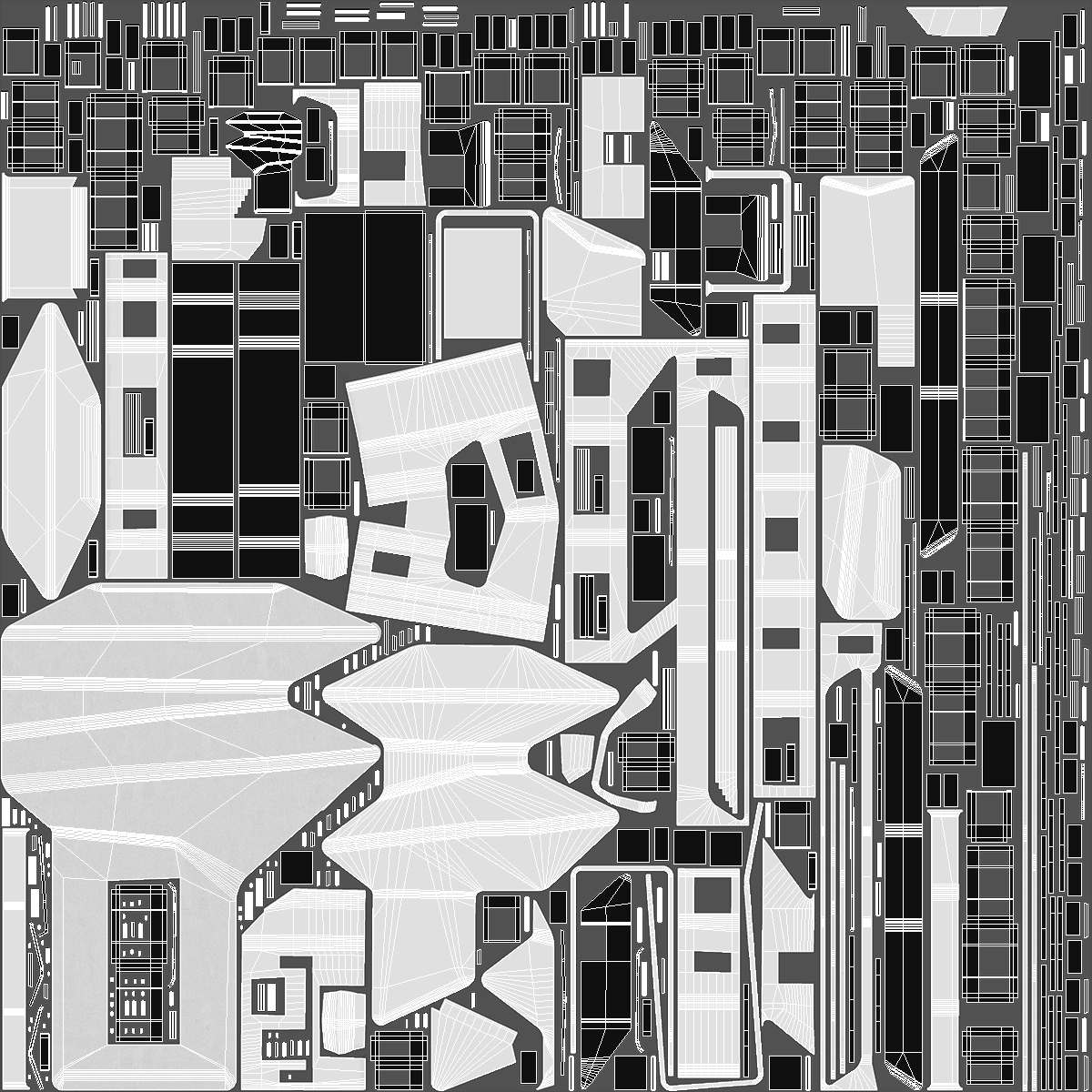 Futuristic House White 3D
