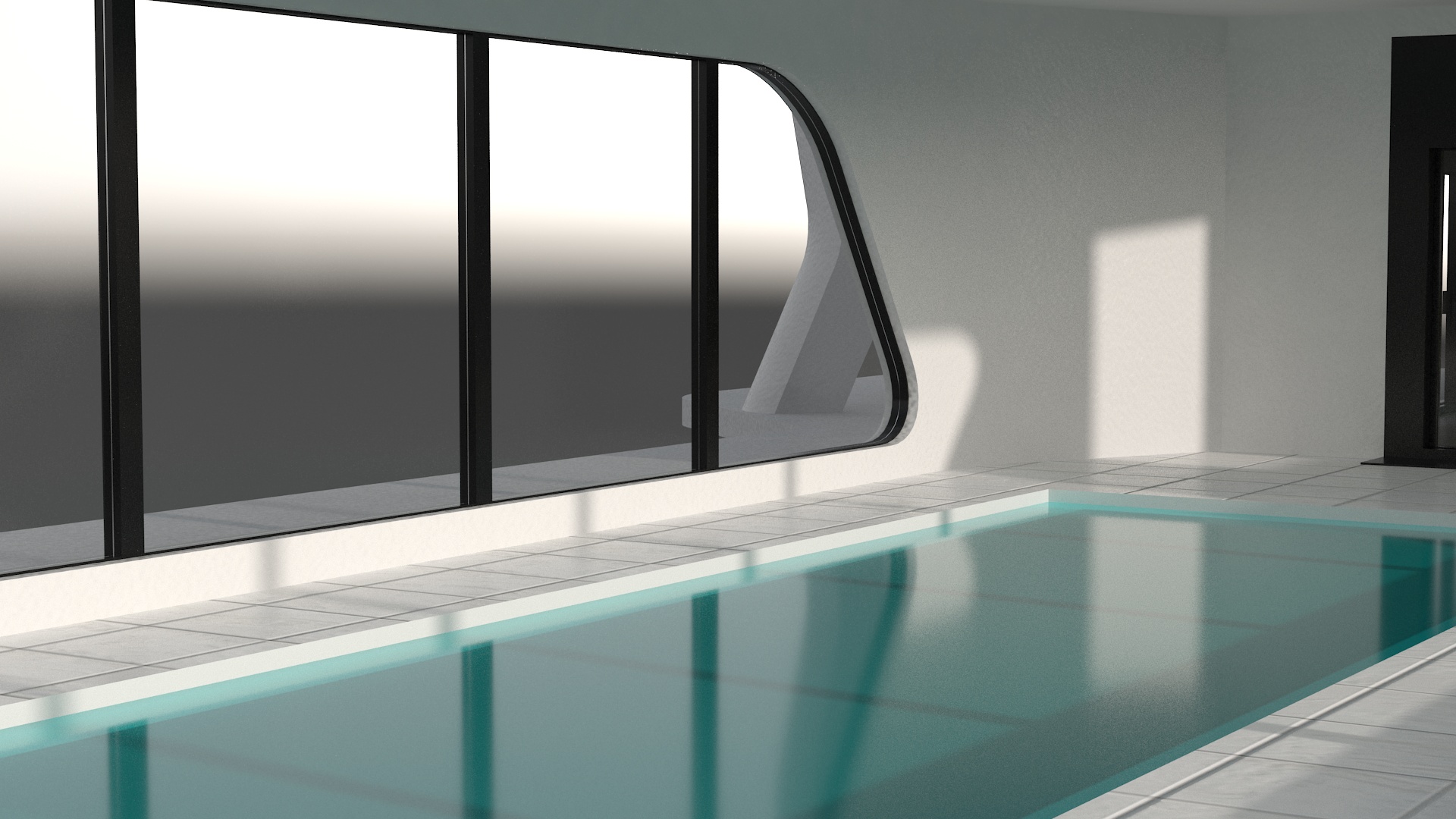 Futuristic House White 3D