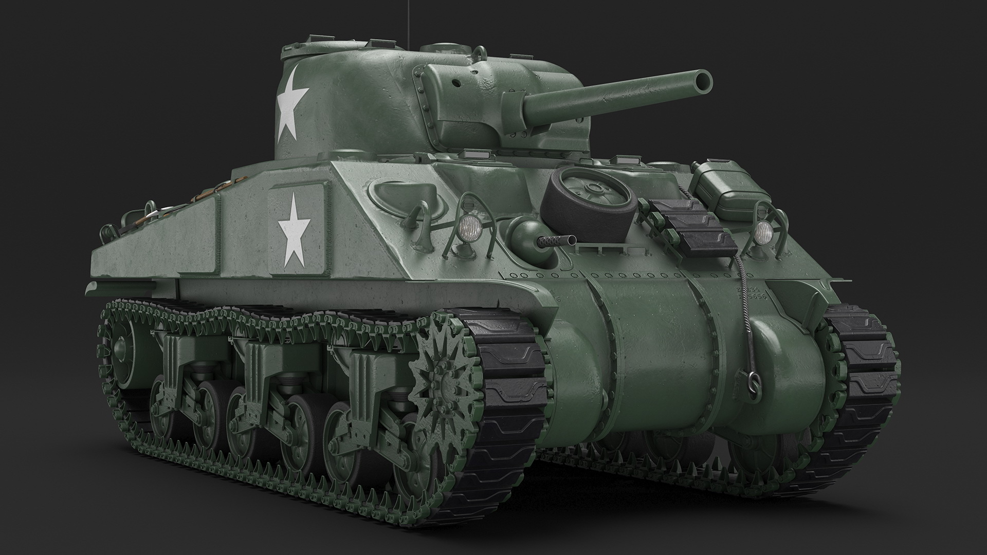 3D model M4 Sherman Tank