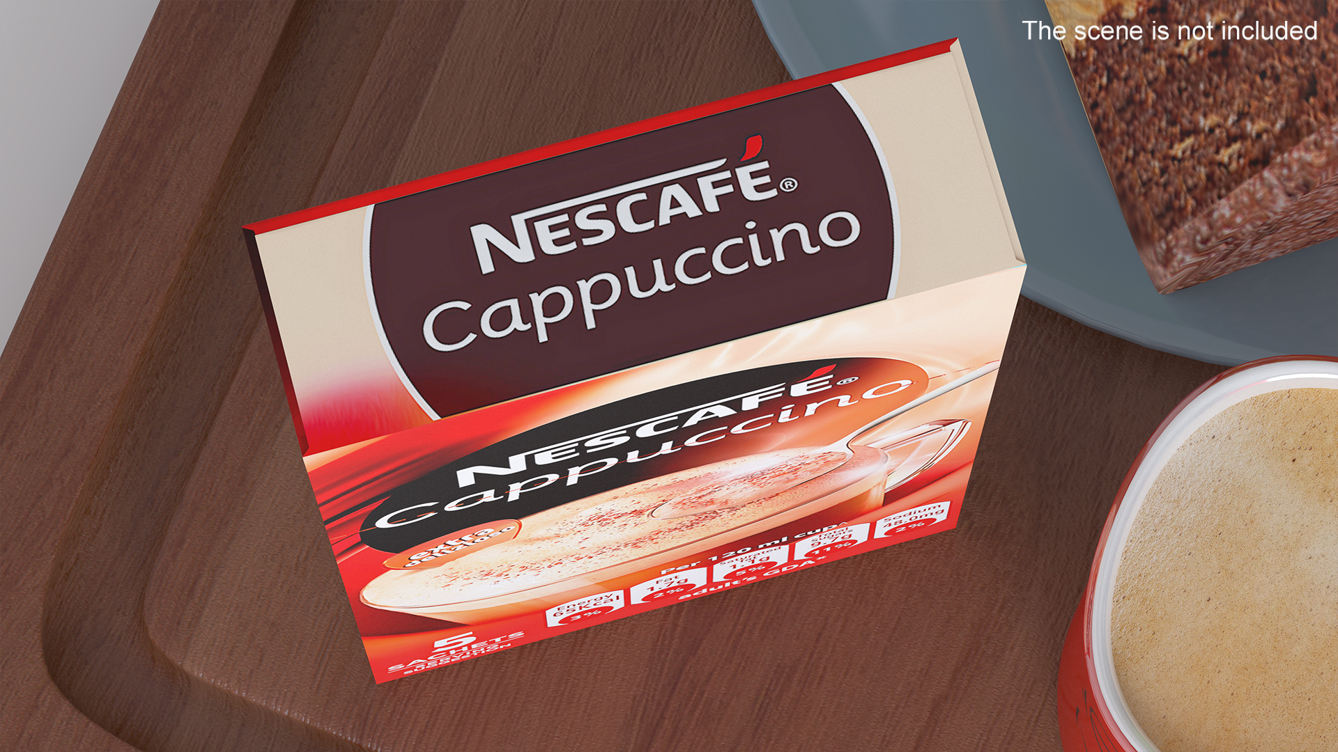 Nescafe Cappuccino Box 3D