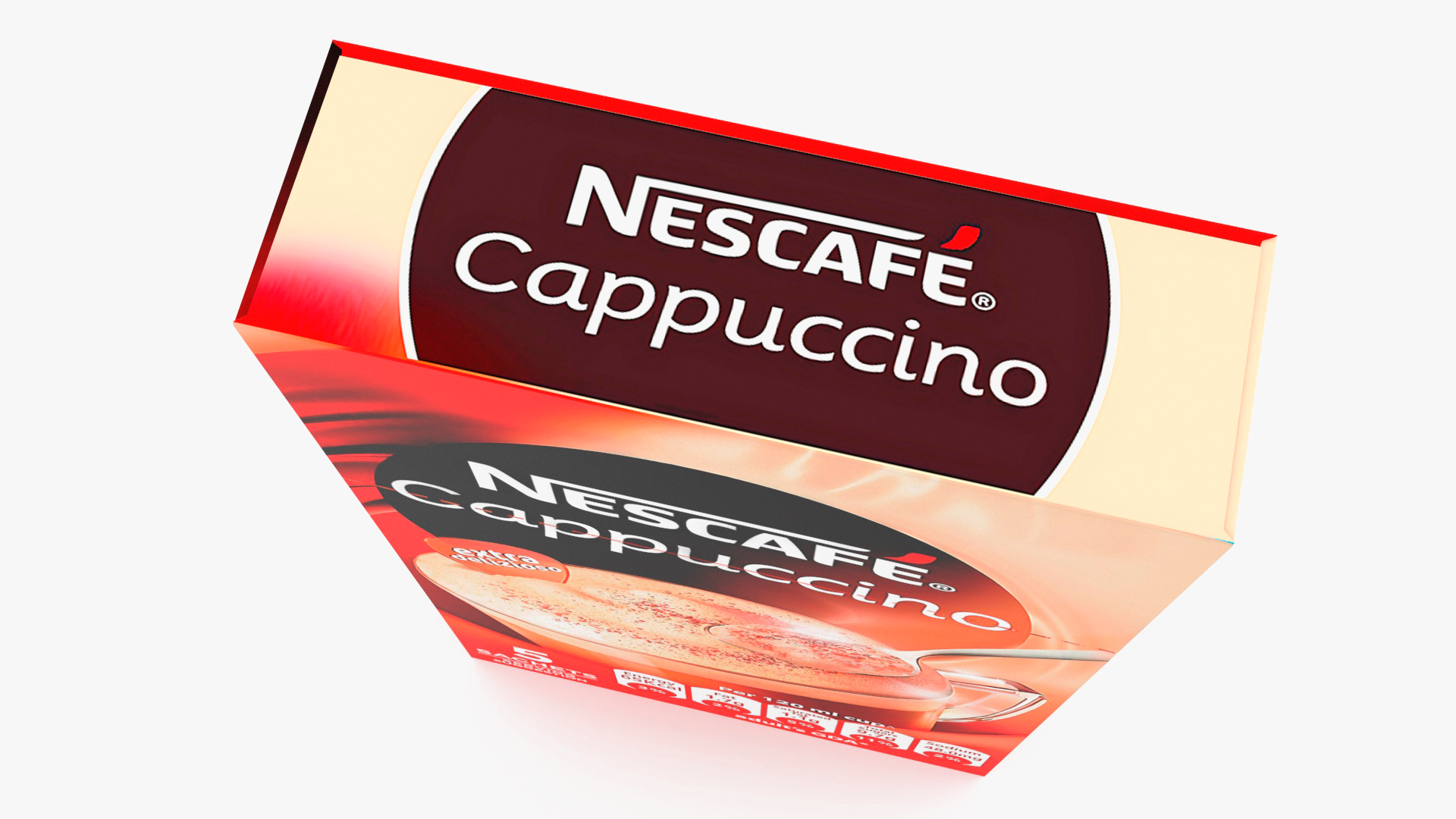 Nescafe Cappuccino Box 3D