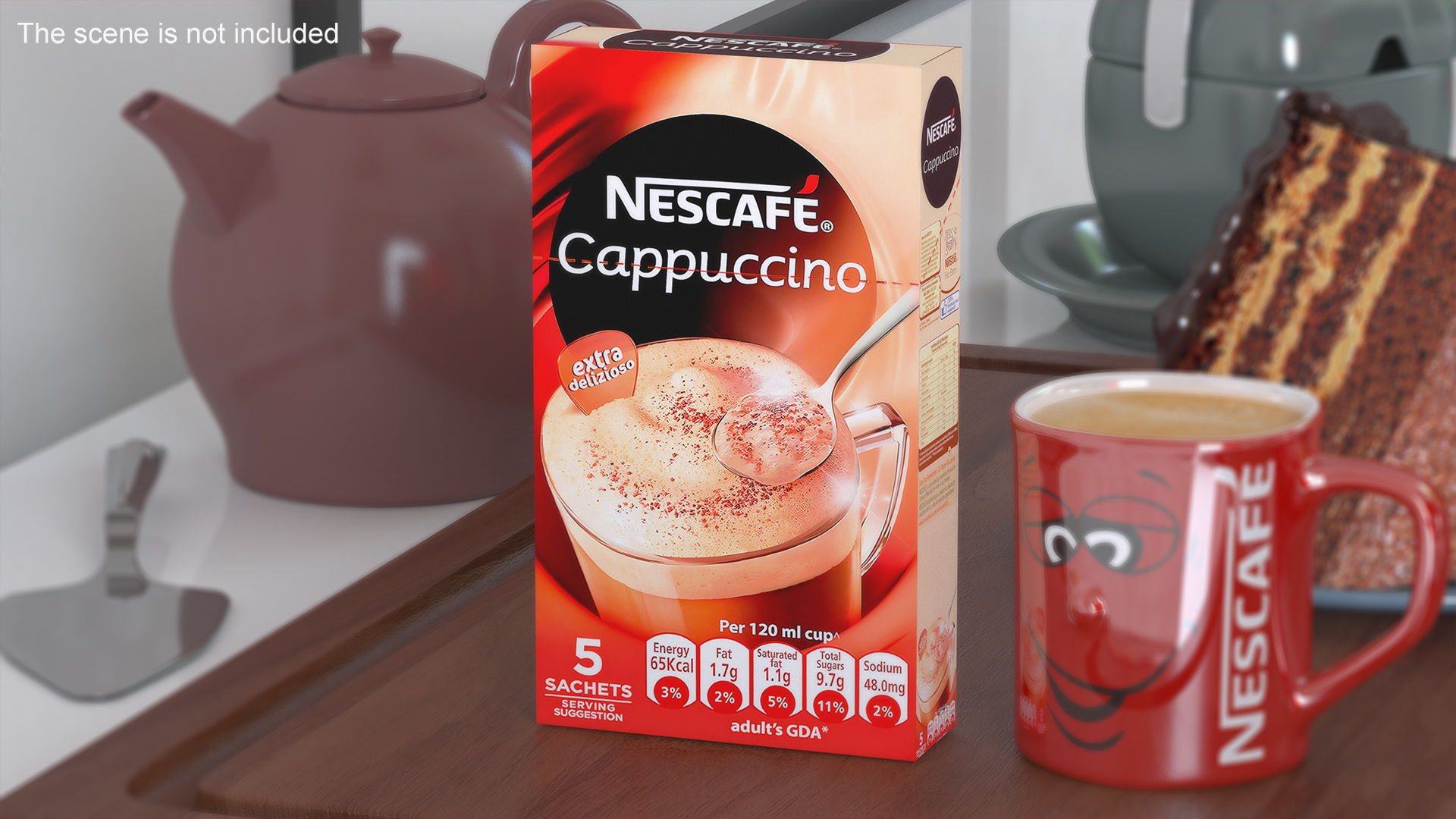 Nescafe Cappuccino Box 3D
