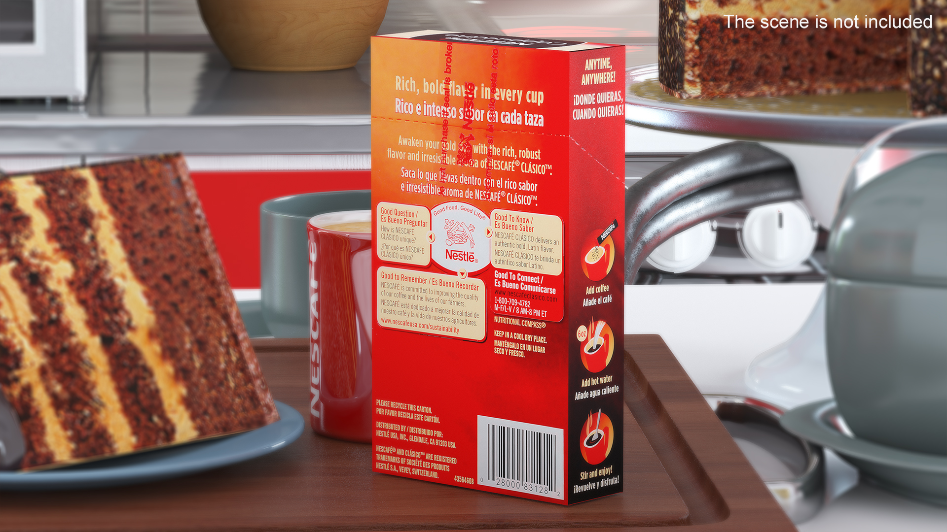 Nescafe Cappuccino Box 3D