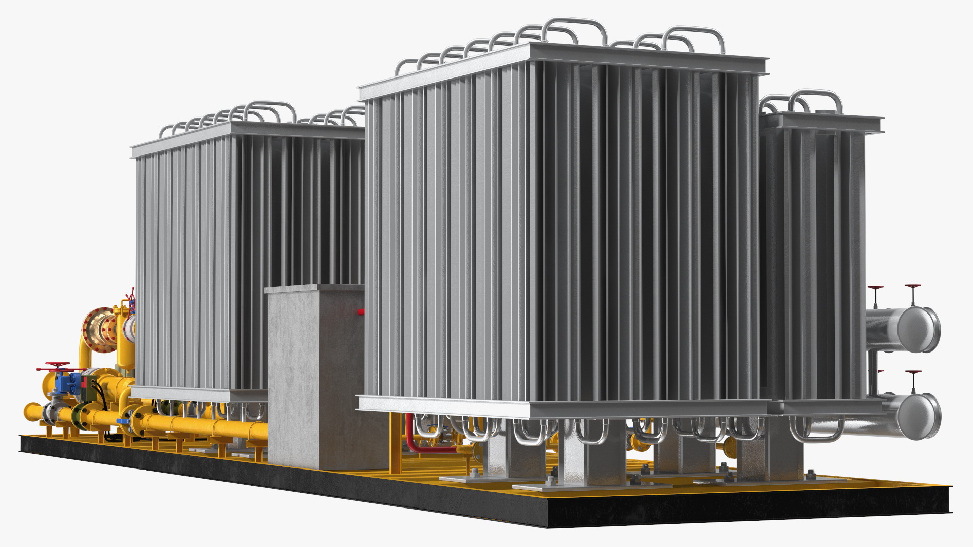 3D model LNG CNG Station