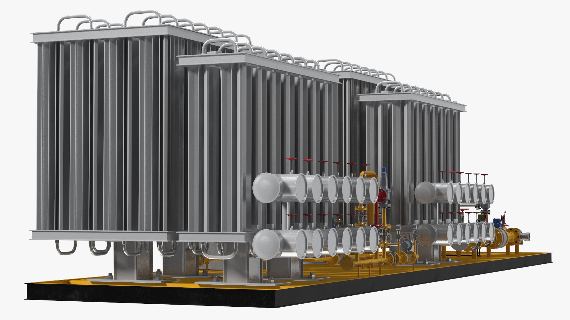 3D model LNG CNG Station