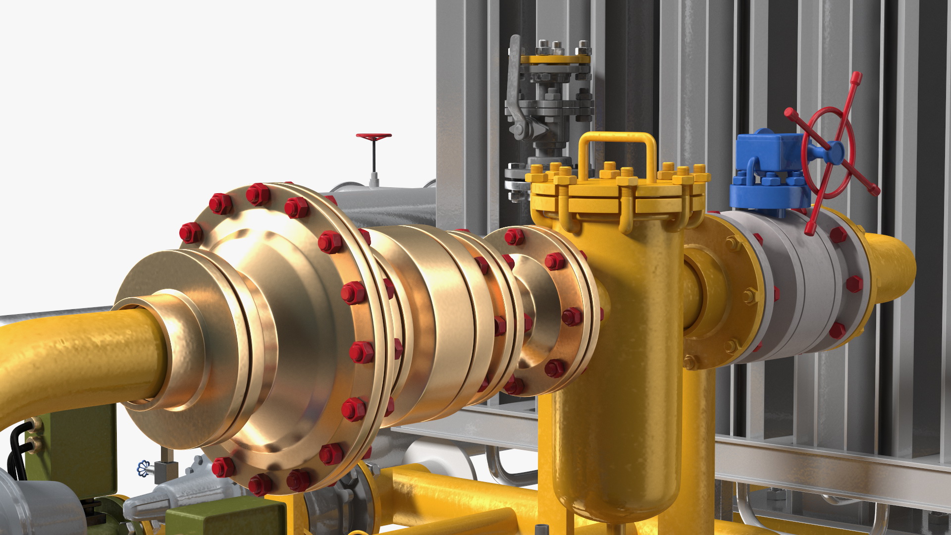 3D model LNG CNG Station