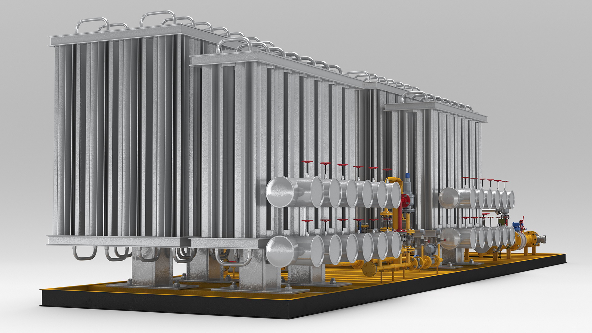 3D model LNG CNG Station