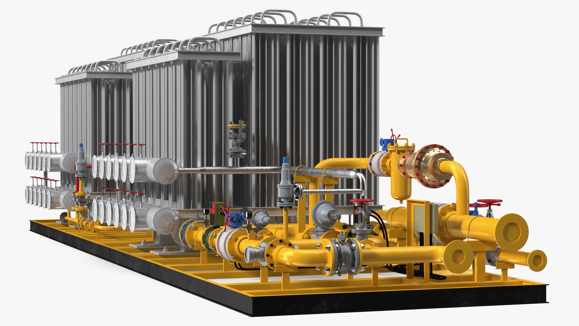 3D model LNG CNG Station