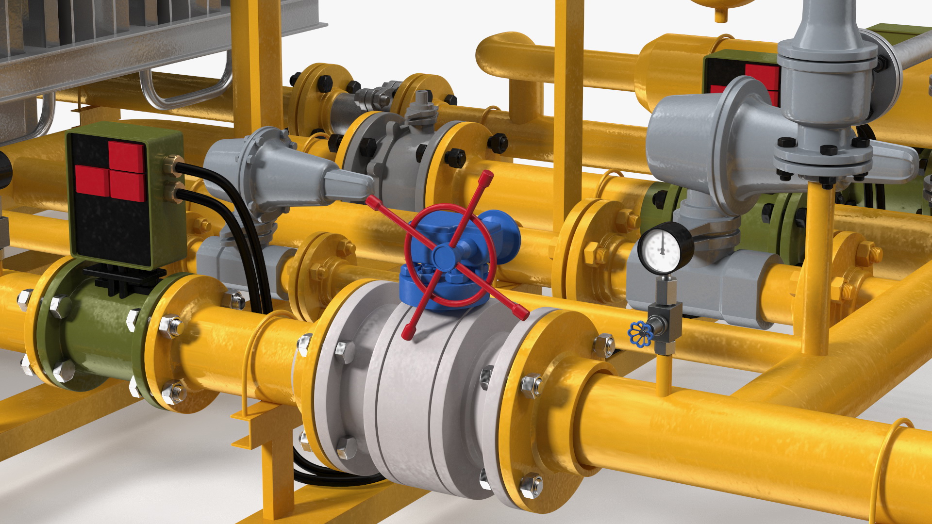3D model LNG CNG Station
