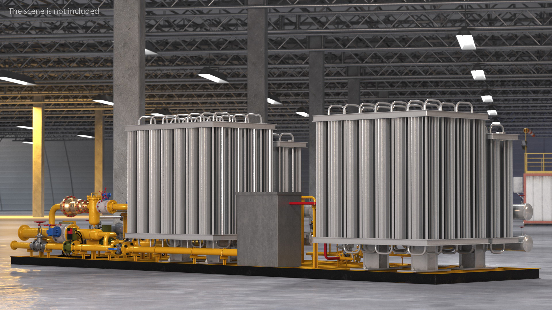 3D model LNG CNG Station
