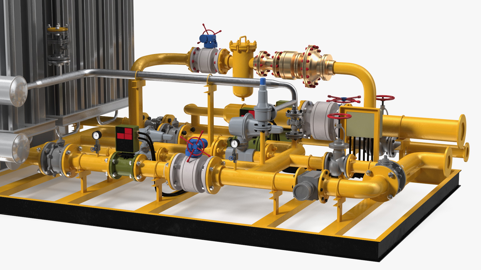 3D model LNG CNG Station