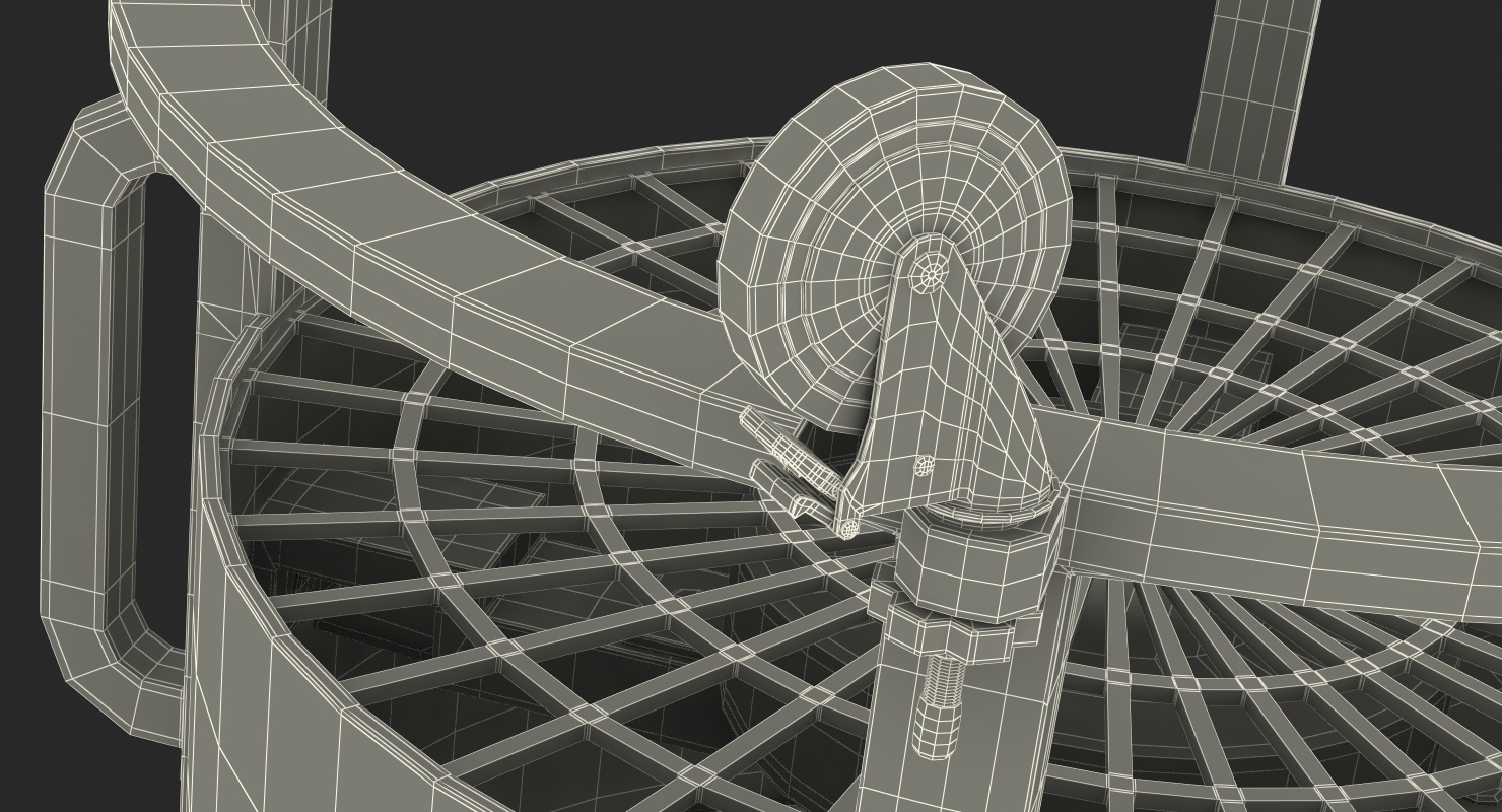 3D model Industrial Floor Fan