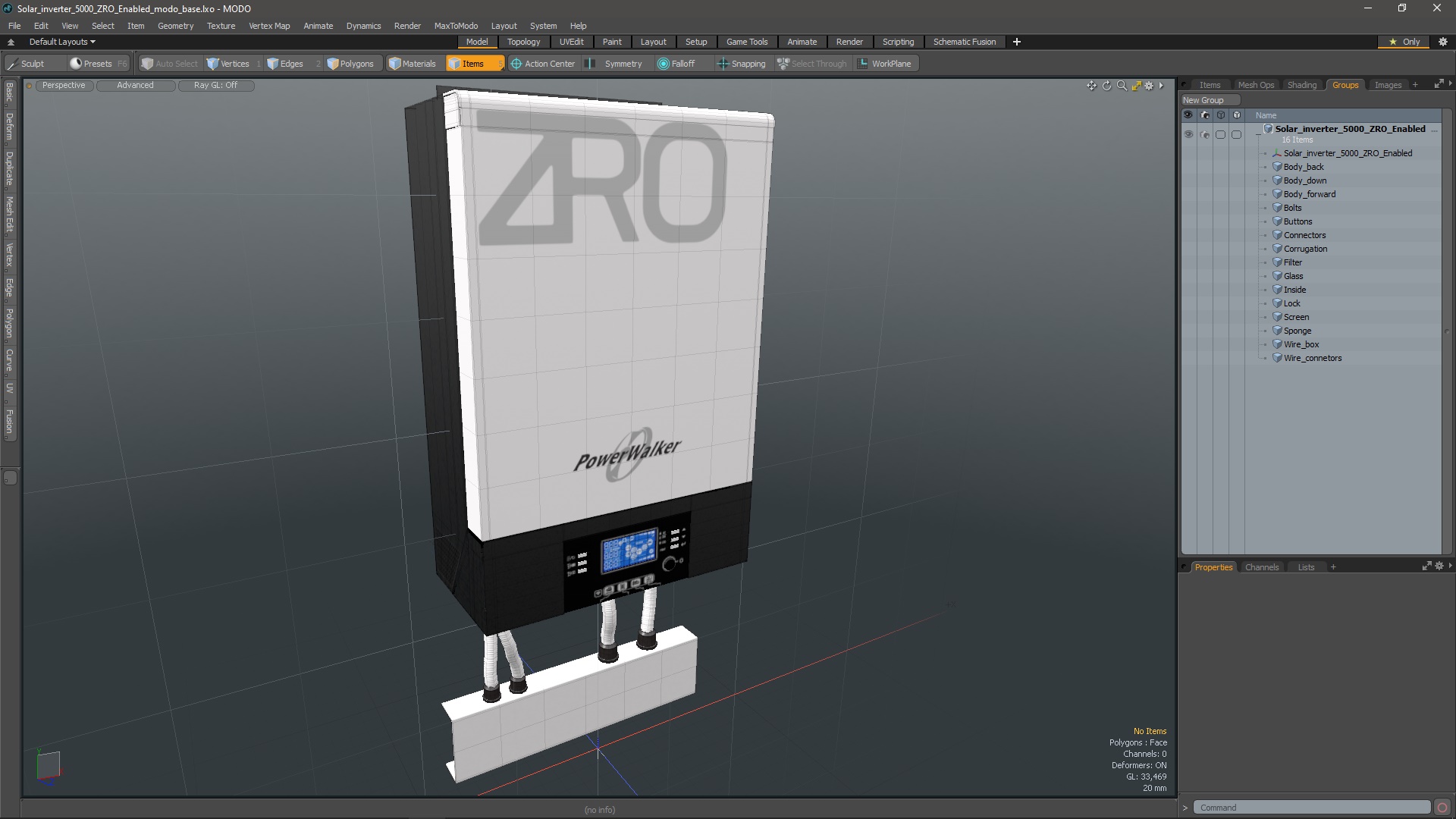 3D Solar inverter 5000 ZRO Enabled