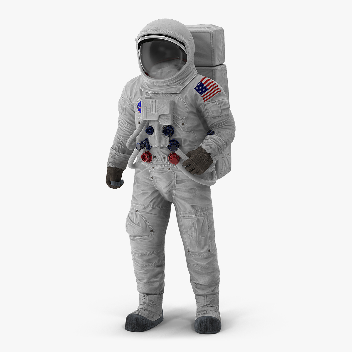 A7L Spacesuit Rigged, view 4