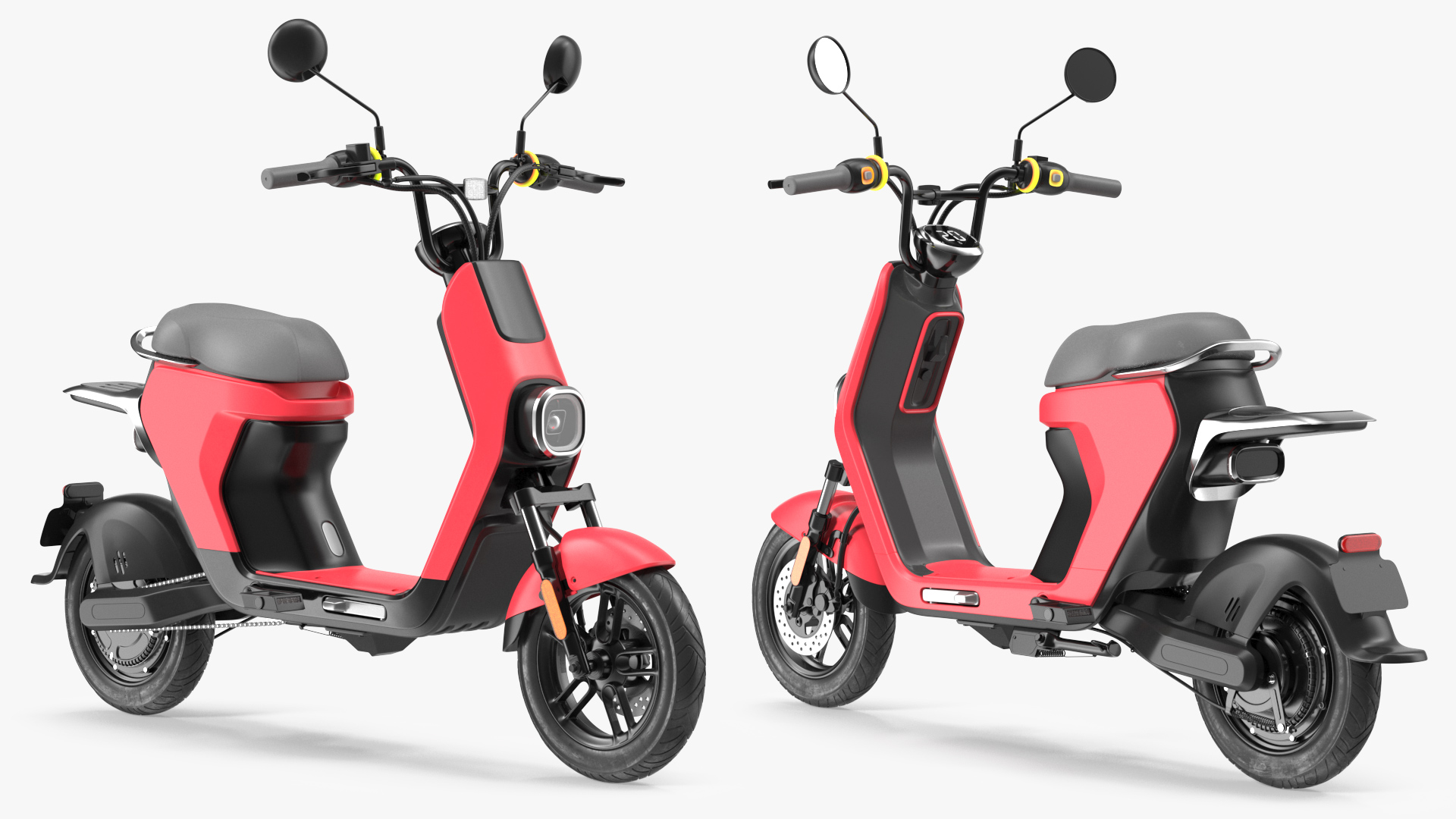 3D Electric Moped Rigged