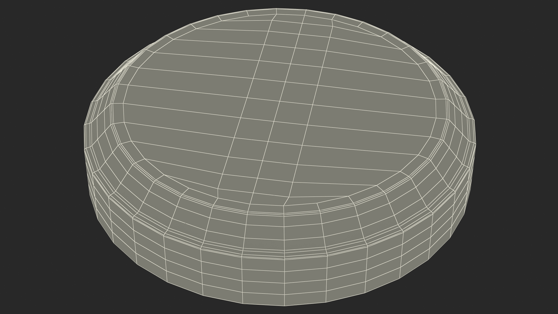 Whetstone Round Red 3D model