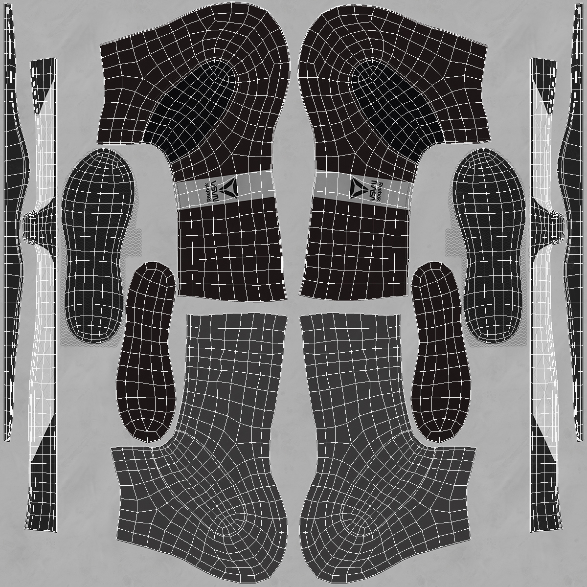 NASA Reebok Boots 3D