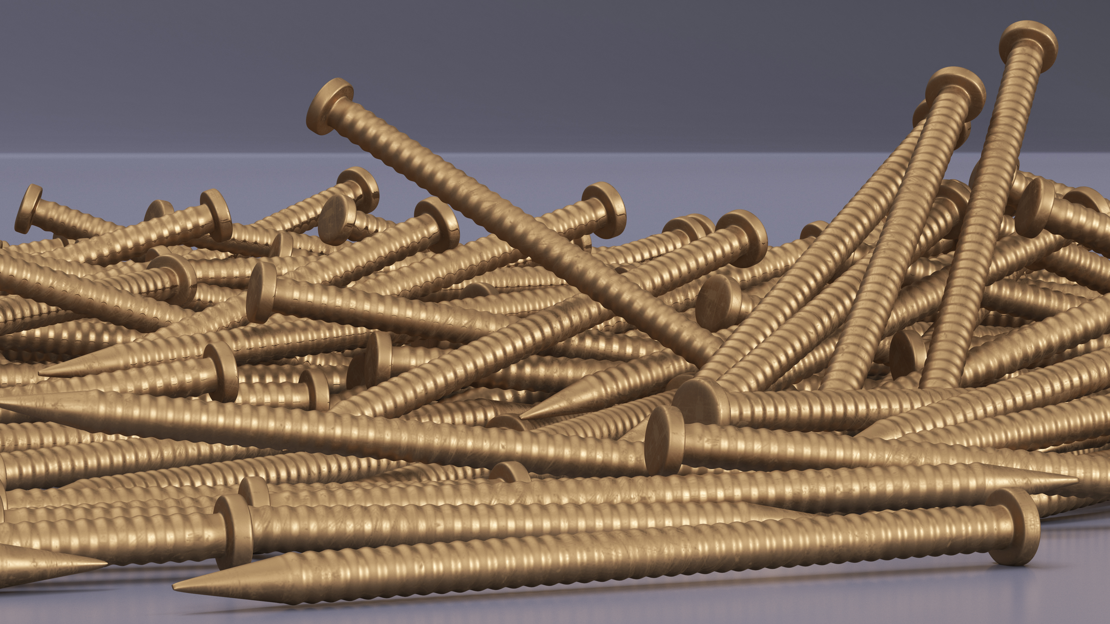 Panel Board Nails 3D