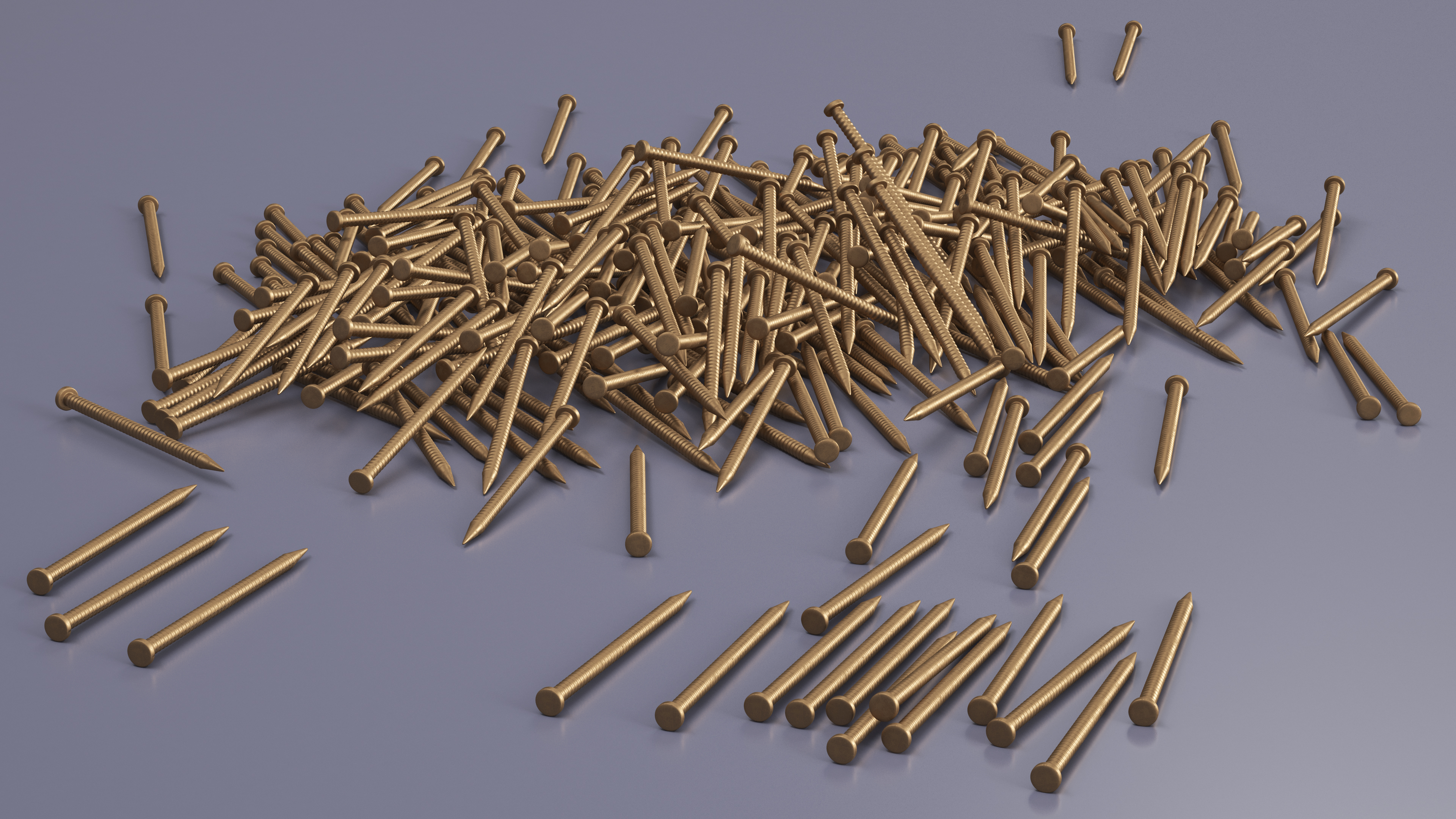 Panel Board Nails 3D