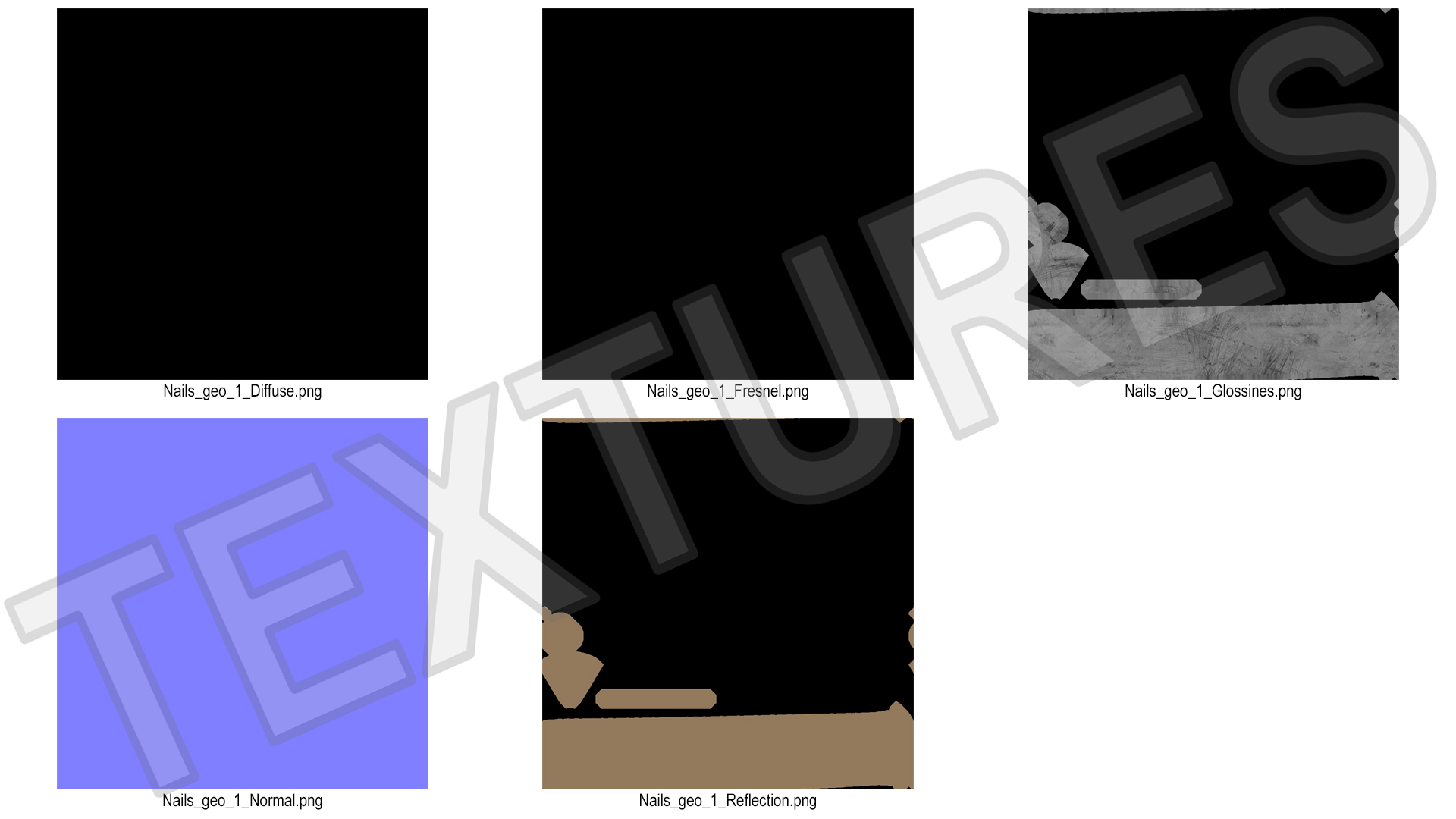 Panel Board Nails 3D