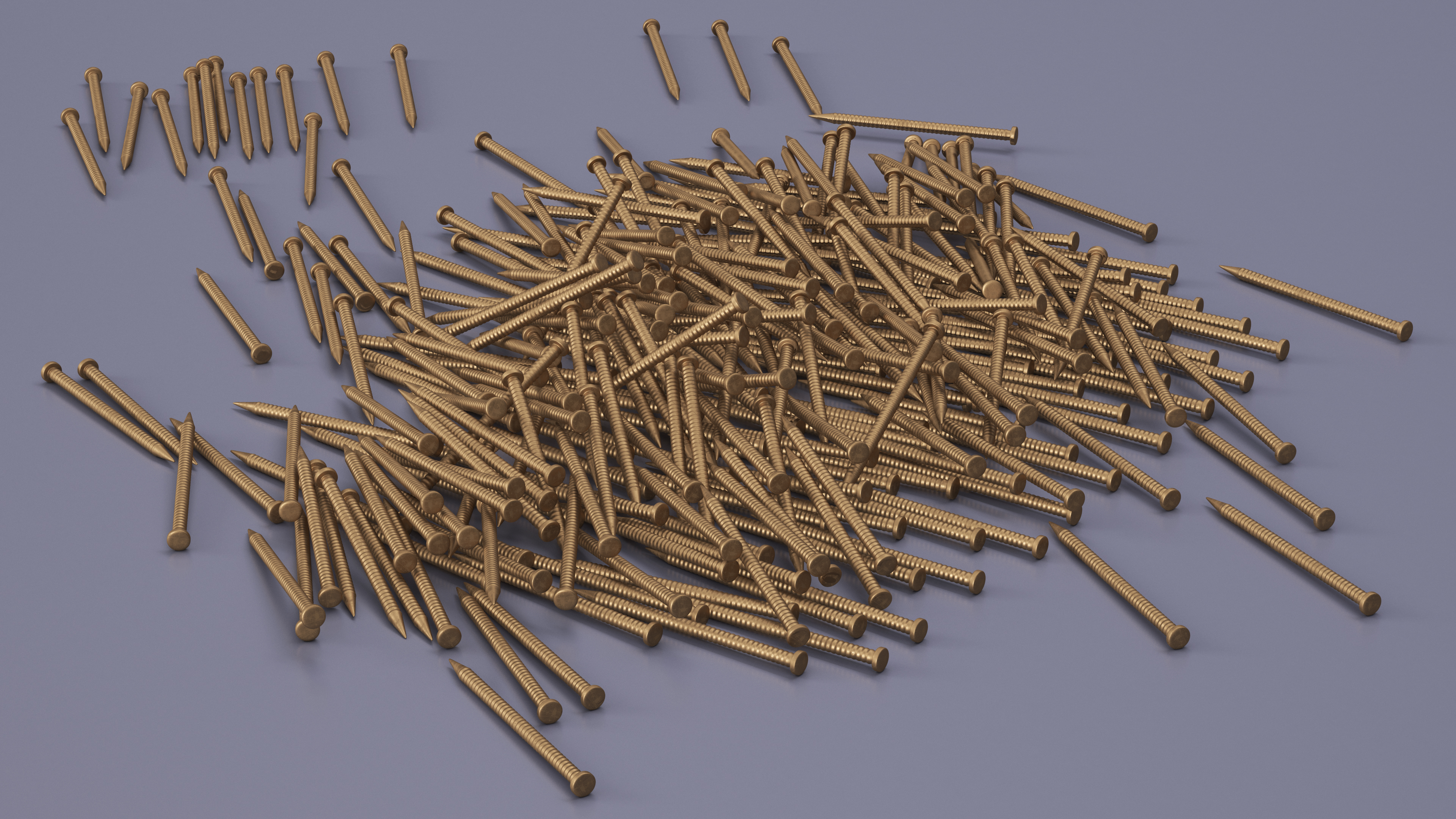 Panel Board Nails 3D