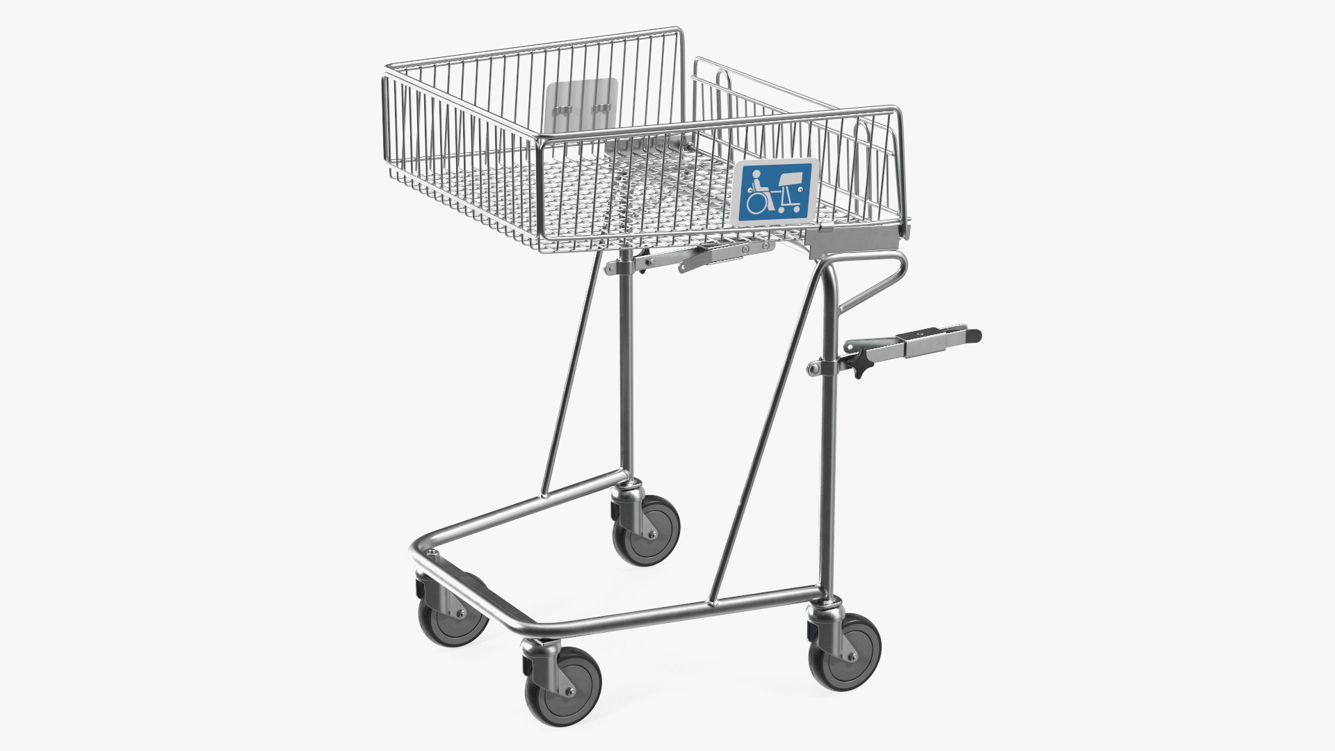 Shopping Cart for Disabled Persons 3D model