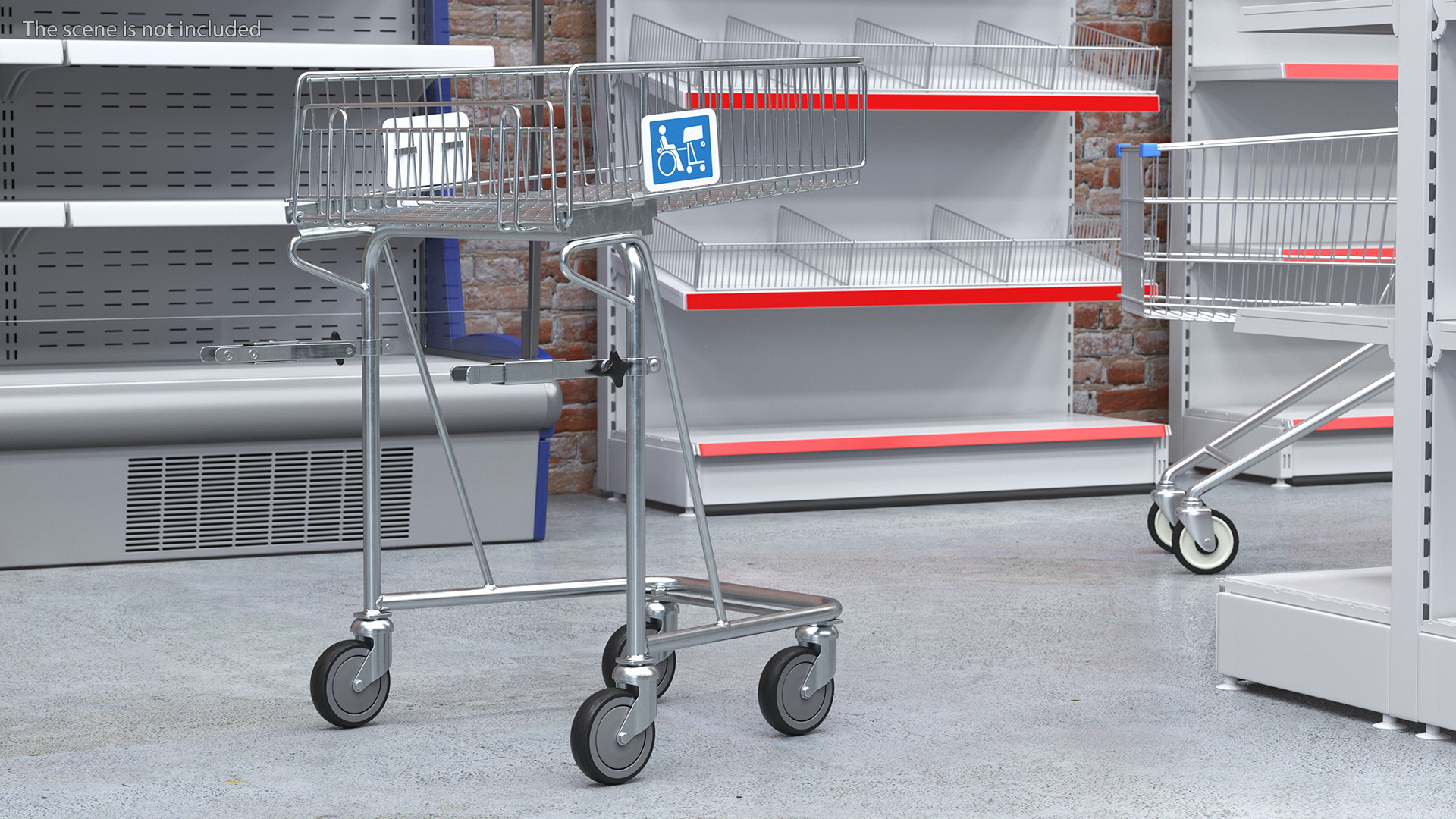 Shopping Cart for Disabled Persons 3D model