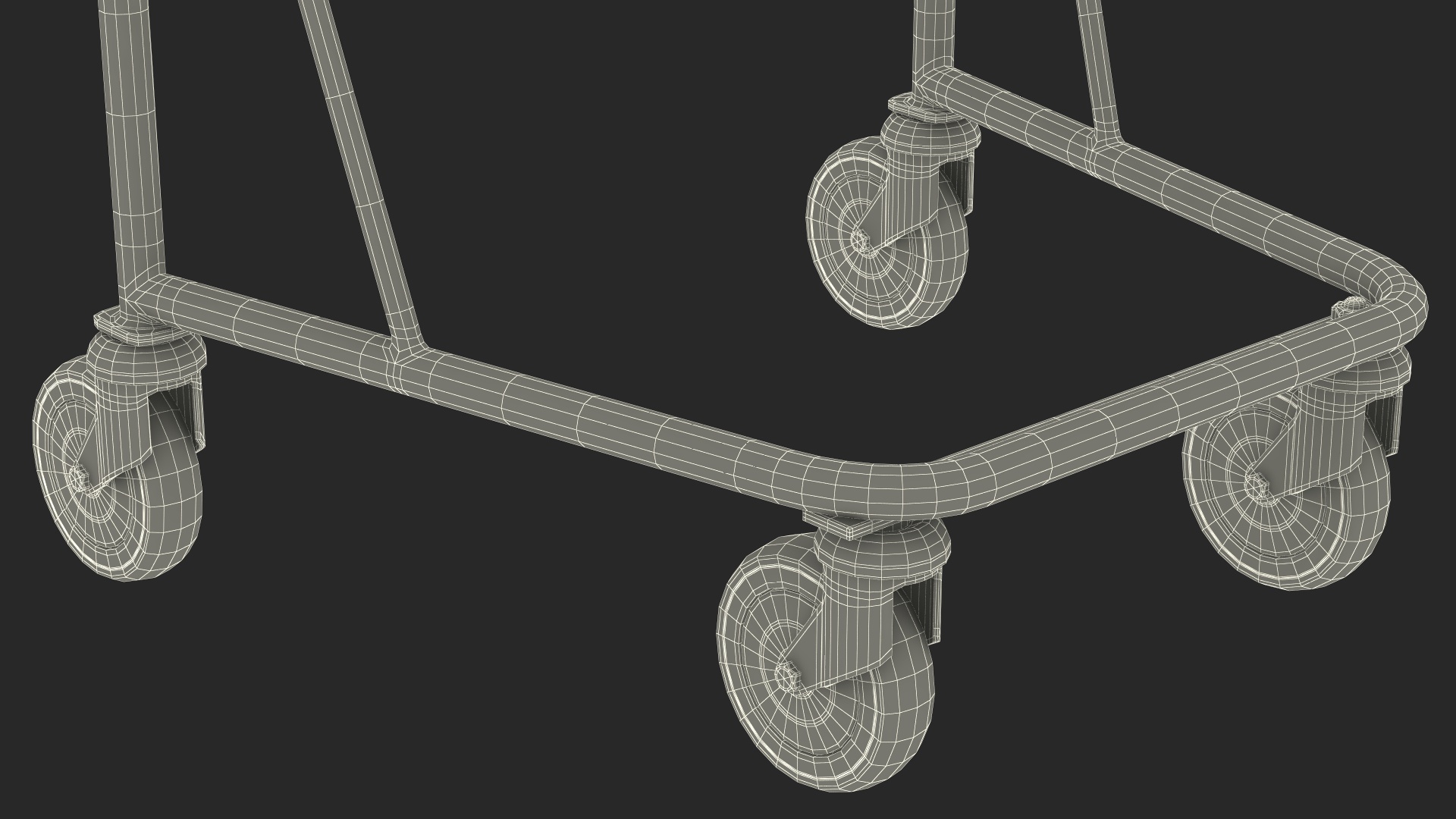 Shopping Cart for Disabled Persons 3D model