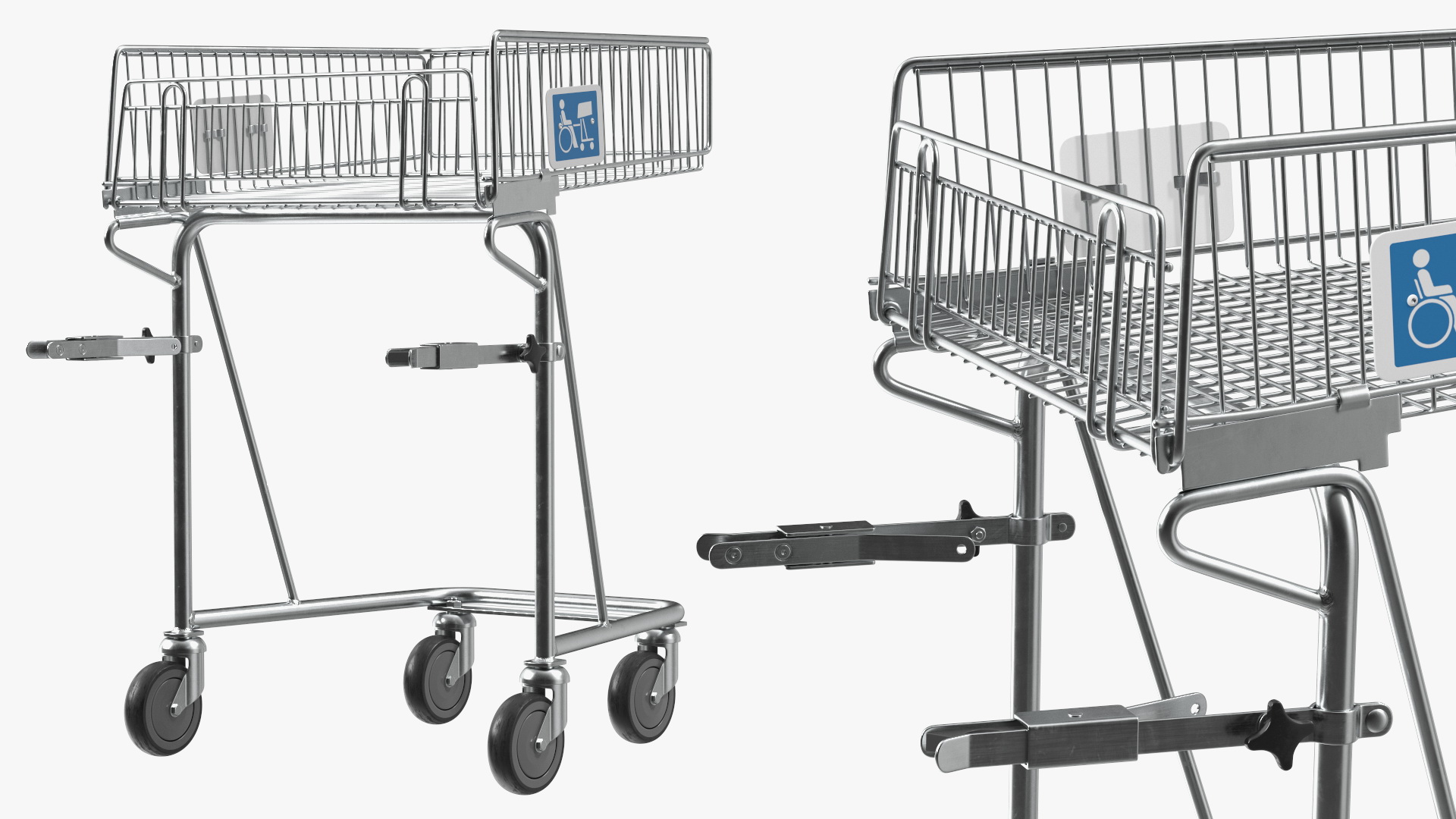 Shopping Cart for Disabled Persons 3D model
