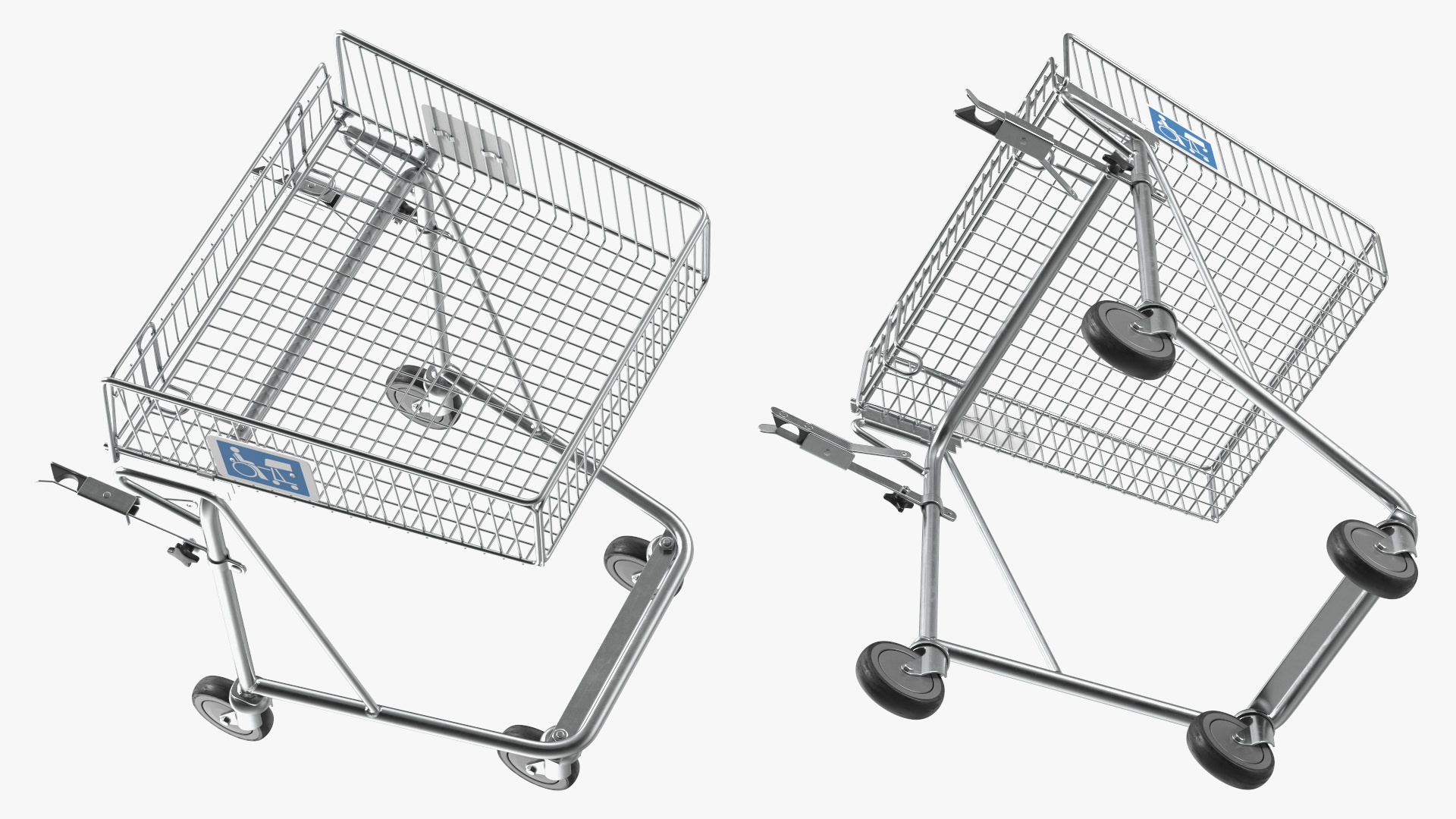 Shopping Cart for Disabled Persons 3D model