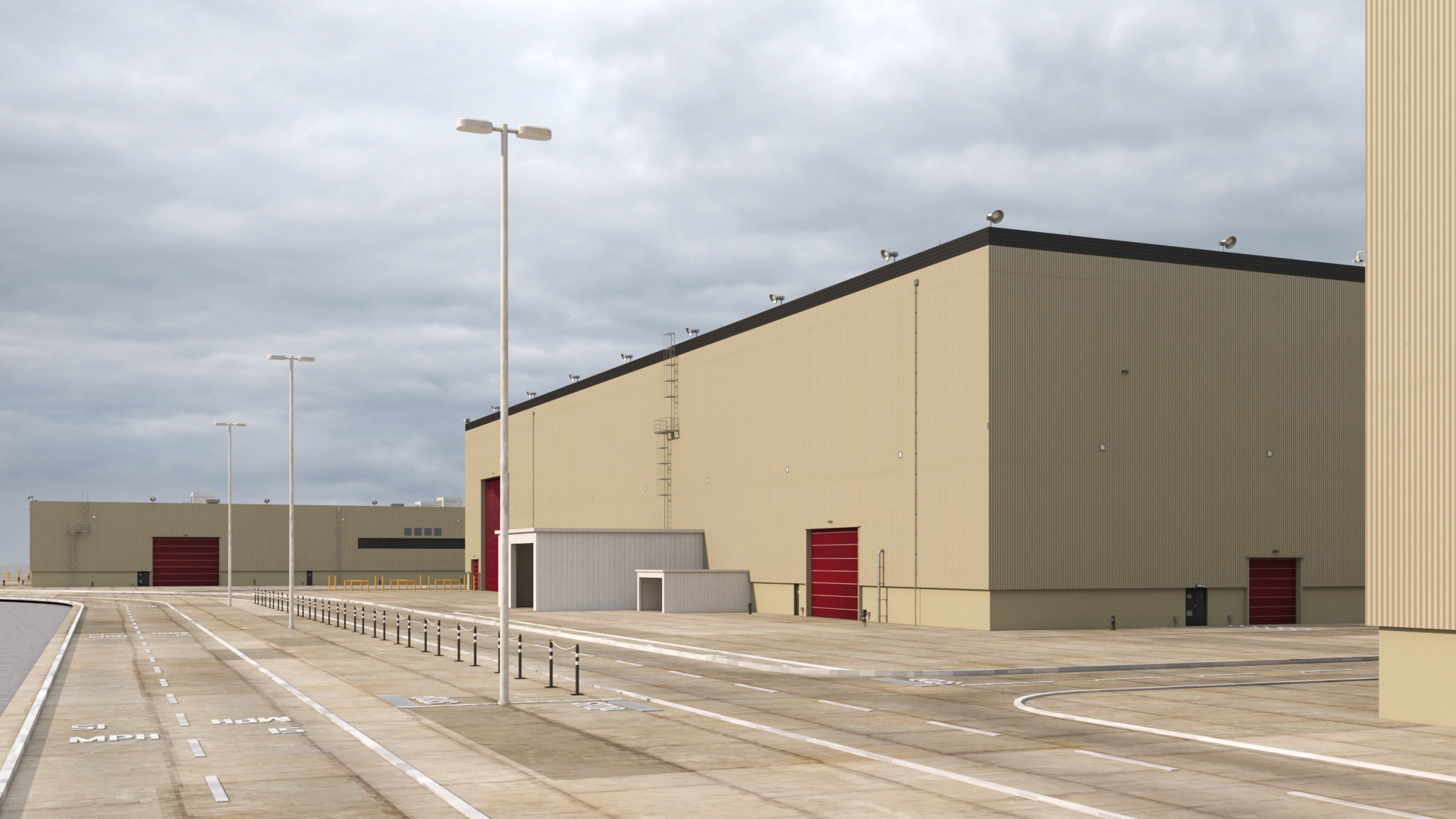 Large Industrial Plant 3D