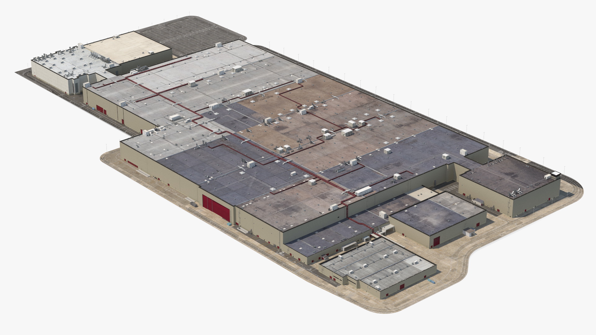 Large Industrial Plant 3D