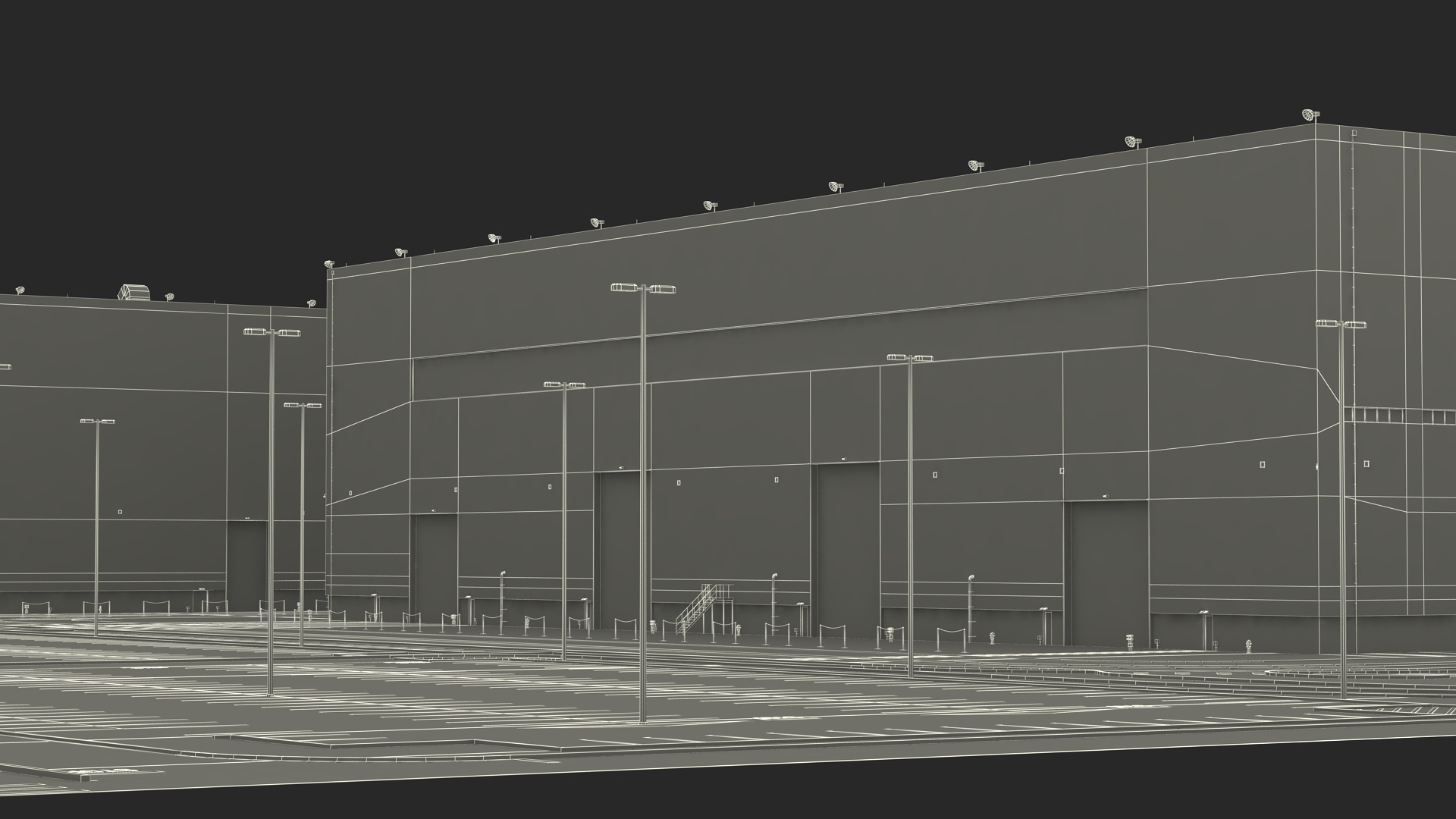 Large Industrial Plant 3D