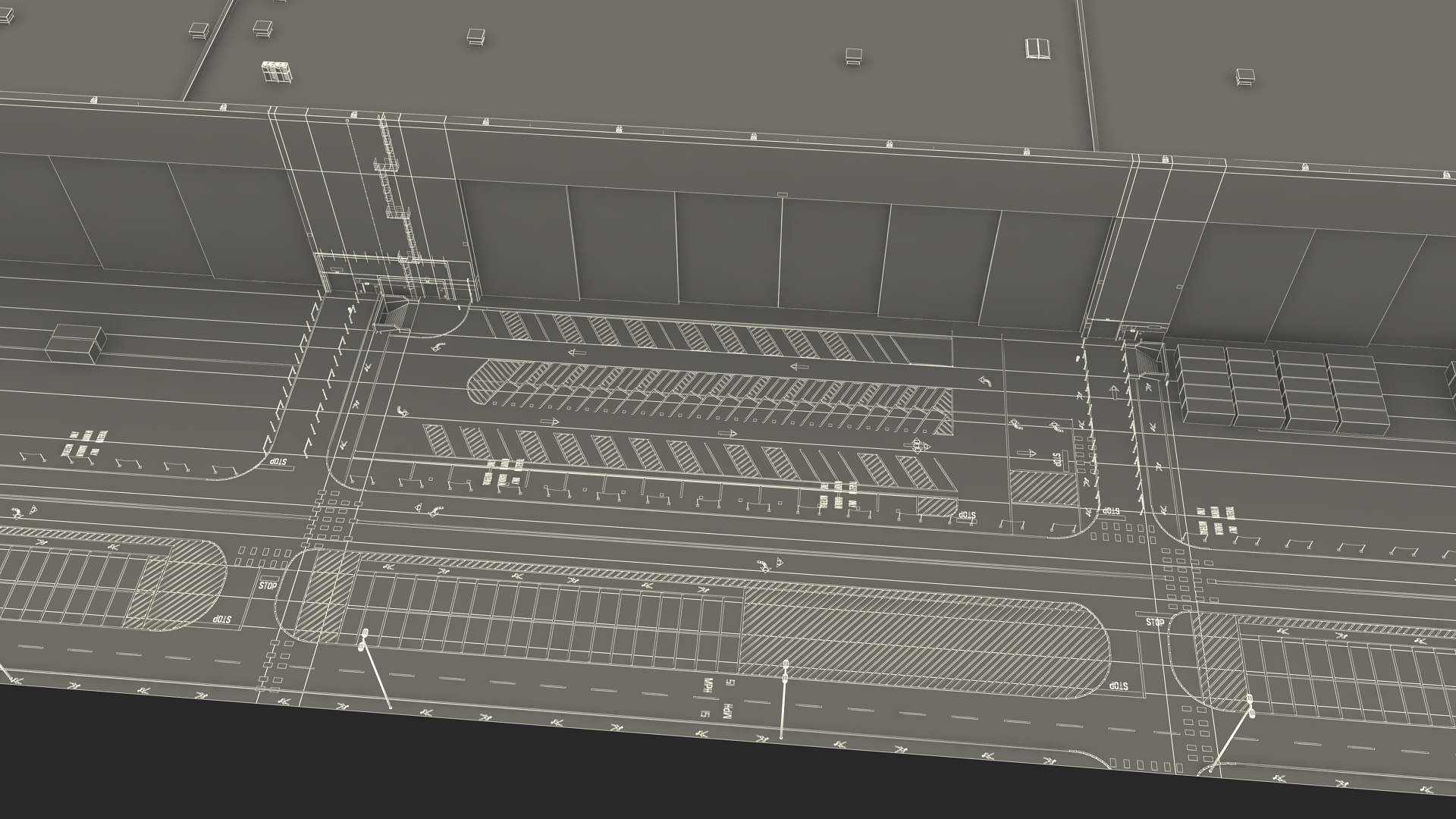 Large Industrial Plant 3D