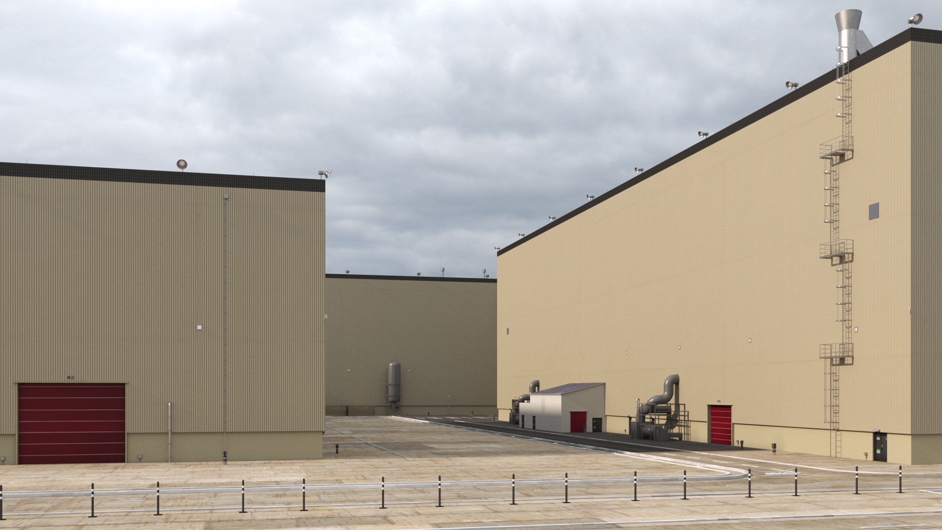 Large Industrial Plant 3D