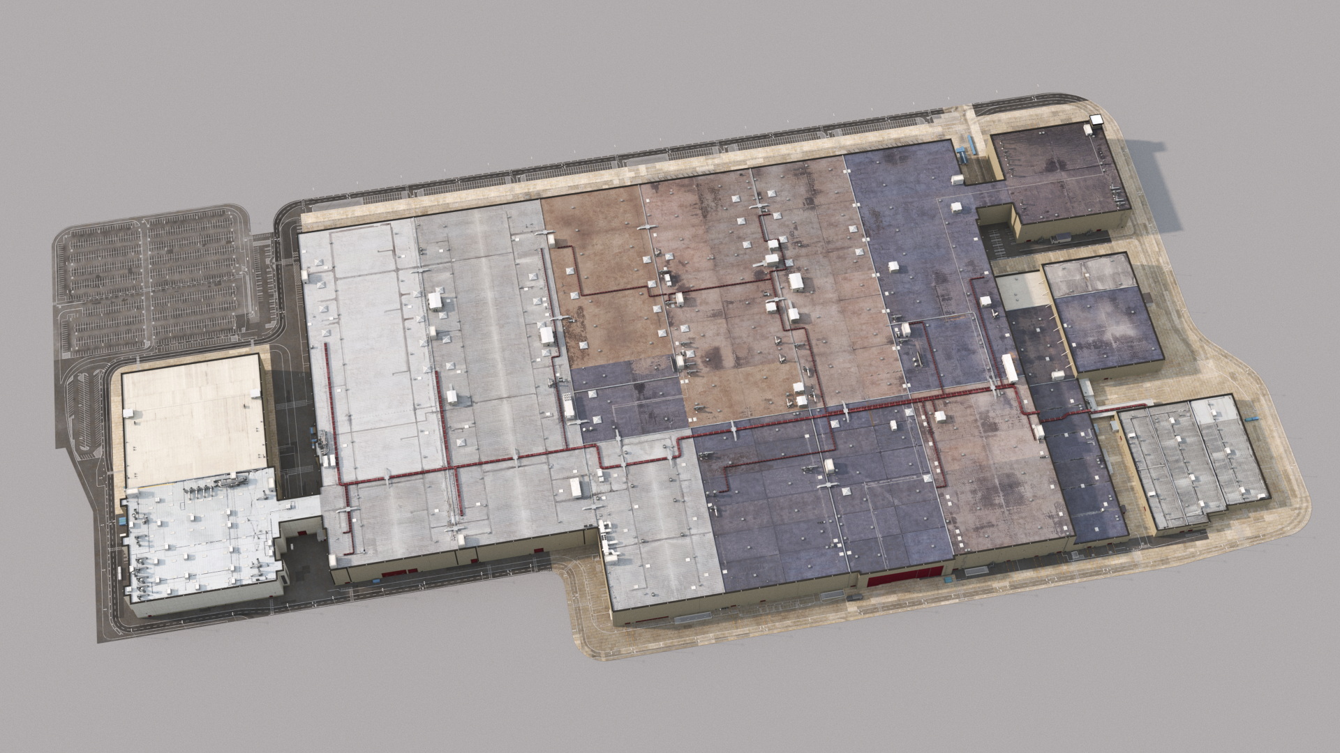 Large Industrial Plant 3D
