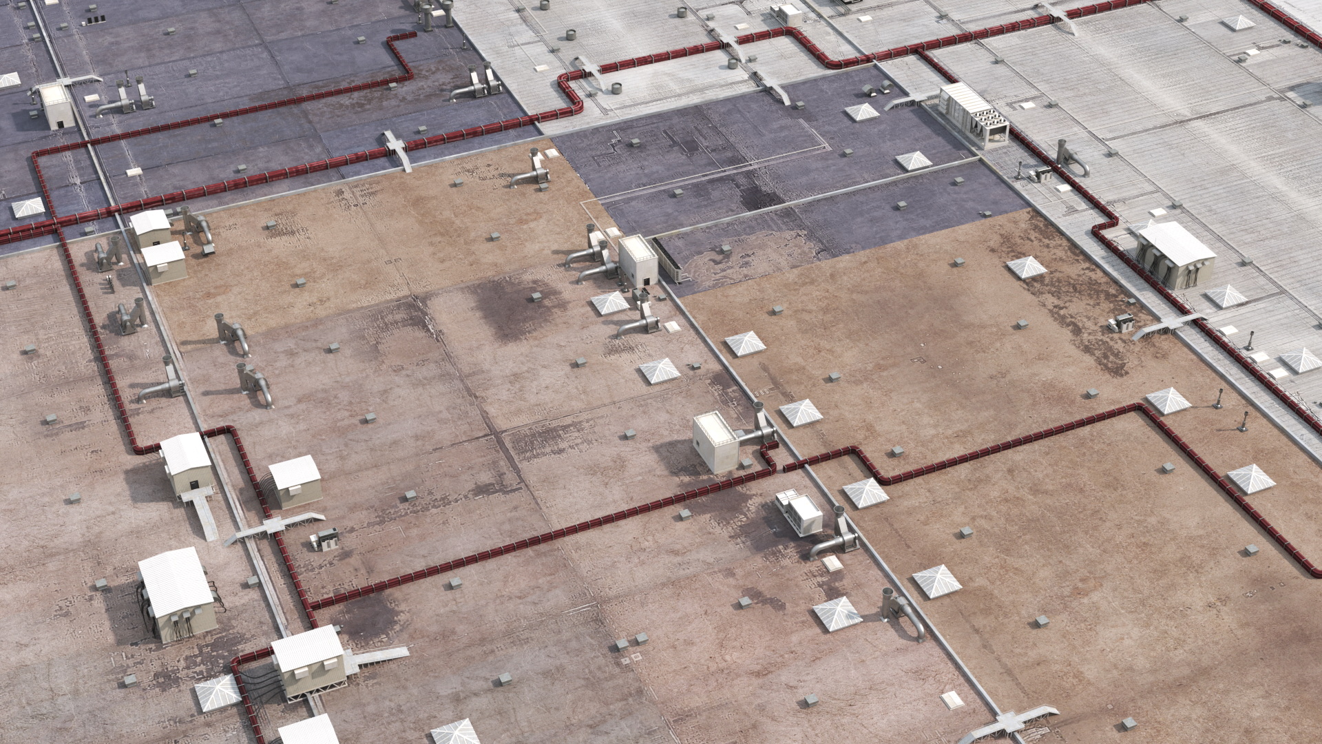 Large Industrial Plant 3D