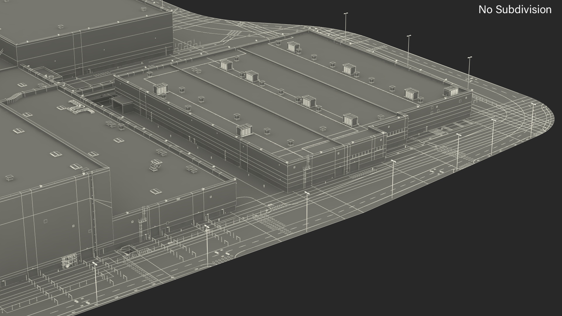 Large Industrial Plant 3D