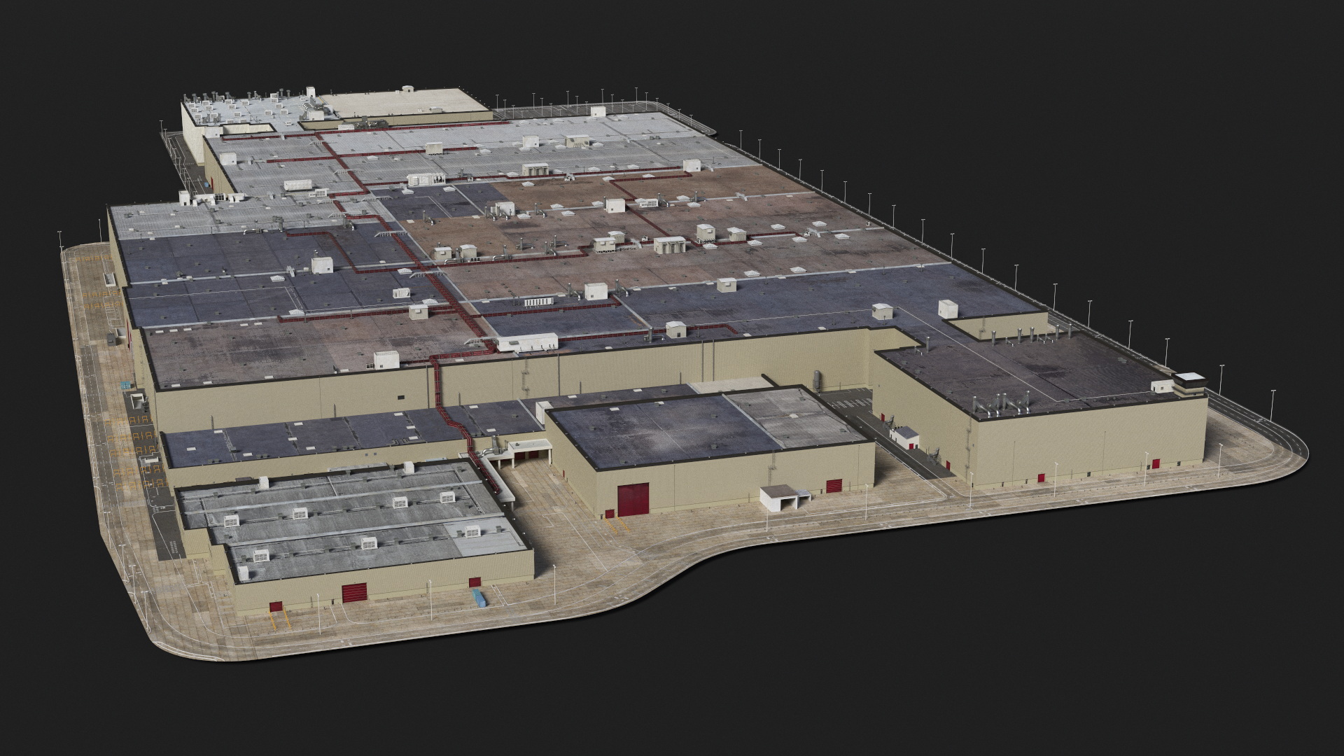 Large Industrial Plant 3D
