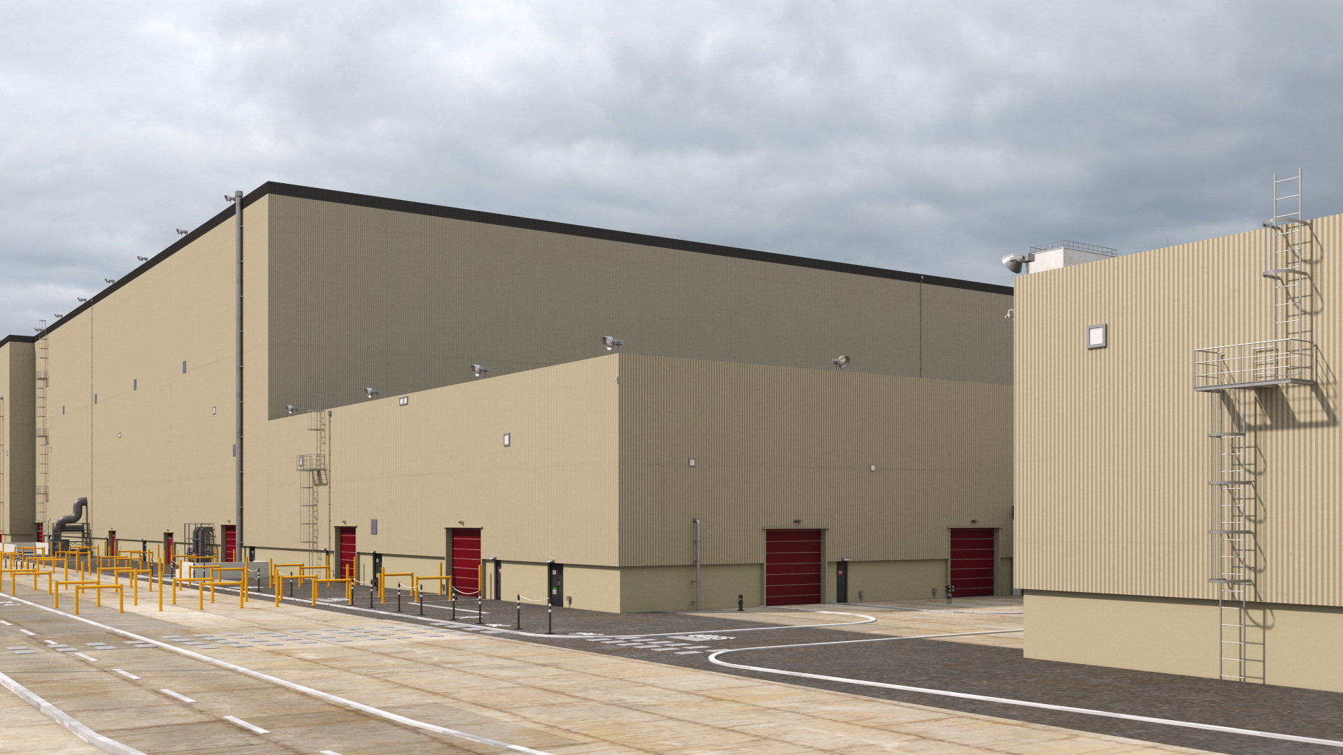 Large Industrial Plant 3D