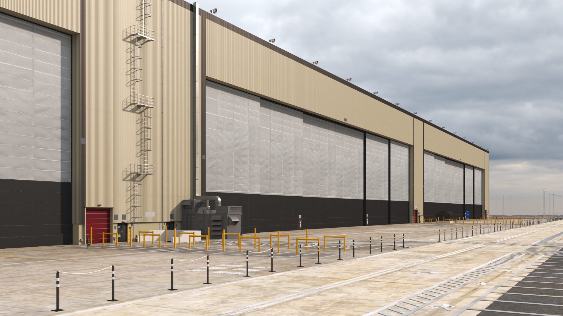 Large Industrial Plant 3D