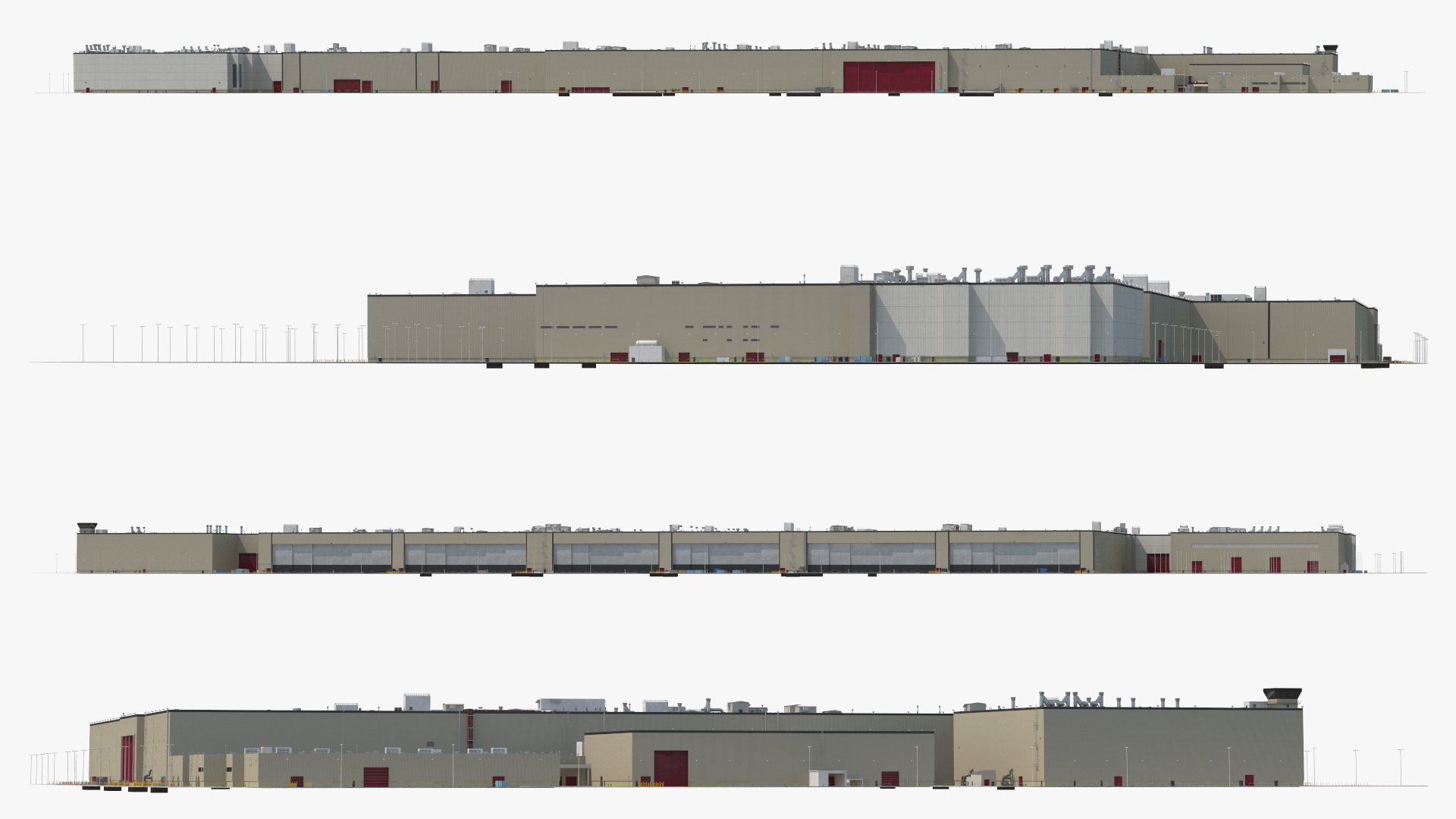 Large Industrial Plant 3D