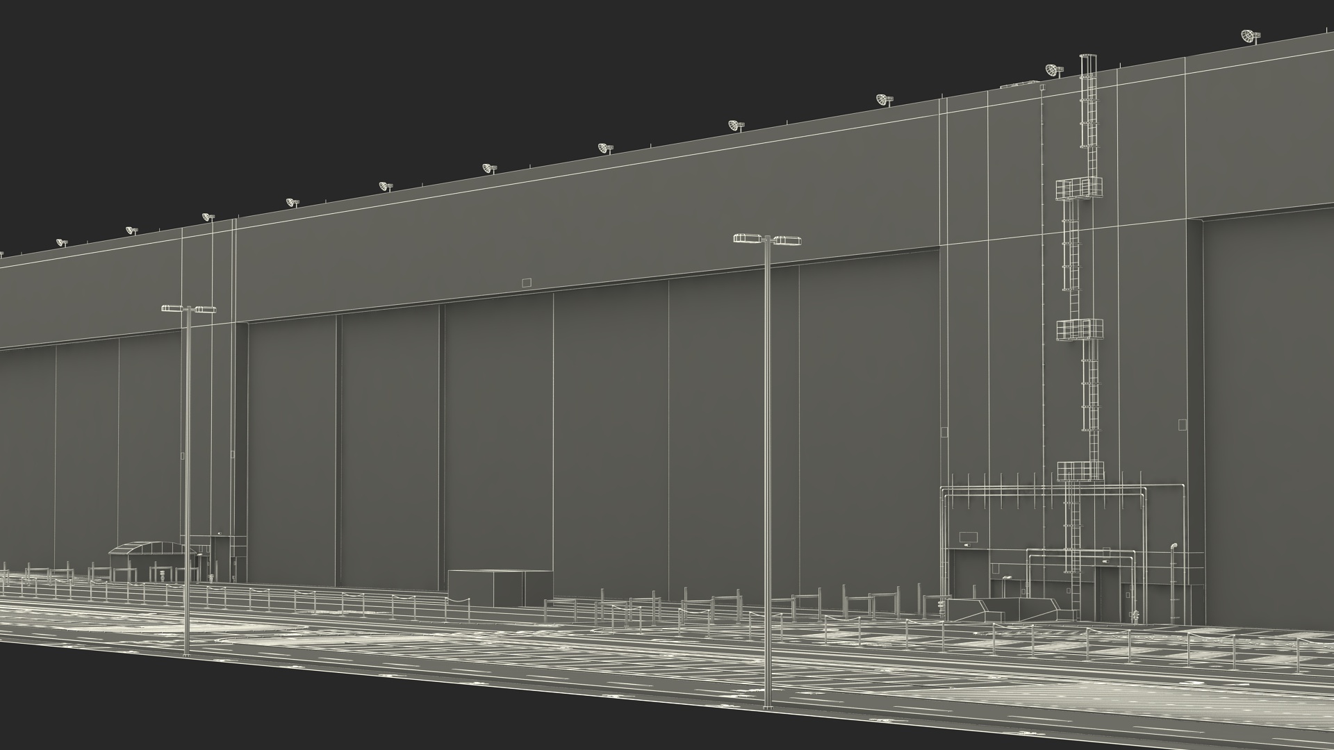 Large Industrial Plant 3D
