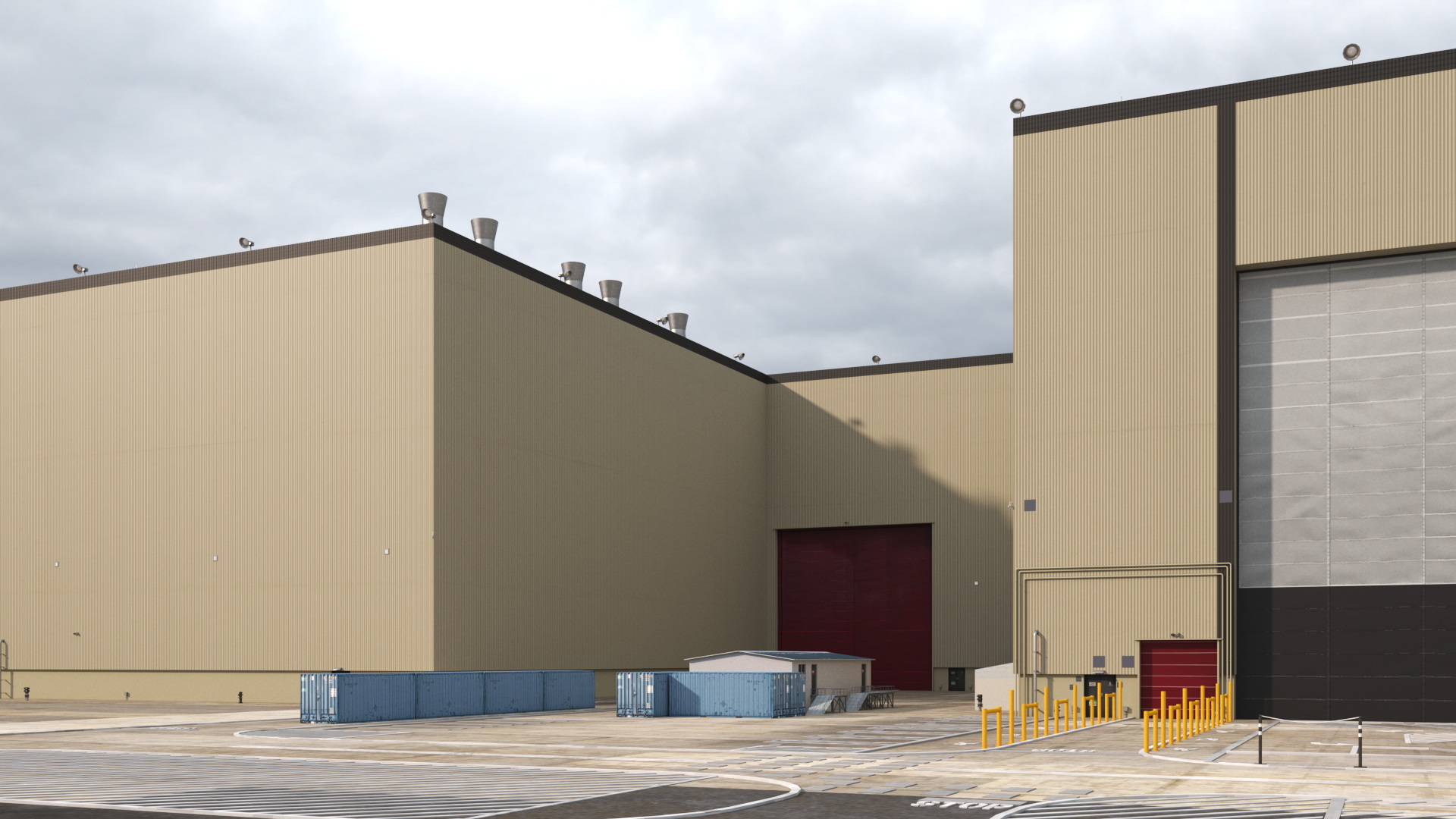 Large Industrial Plant 3D