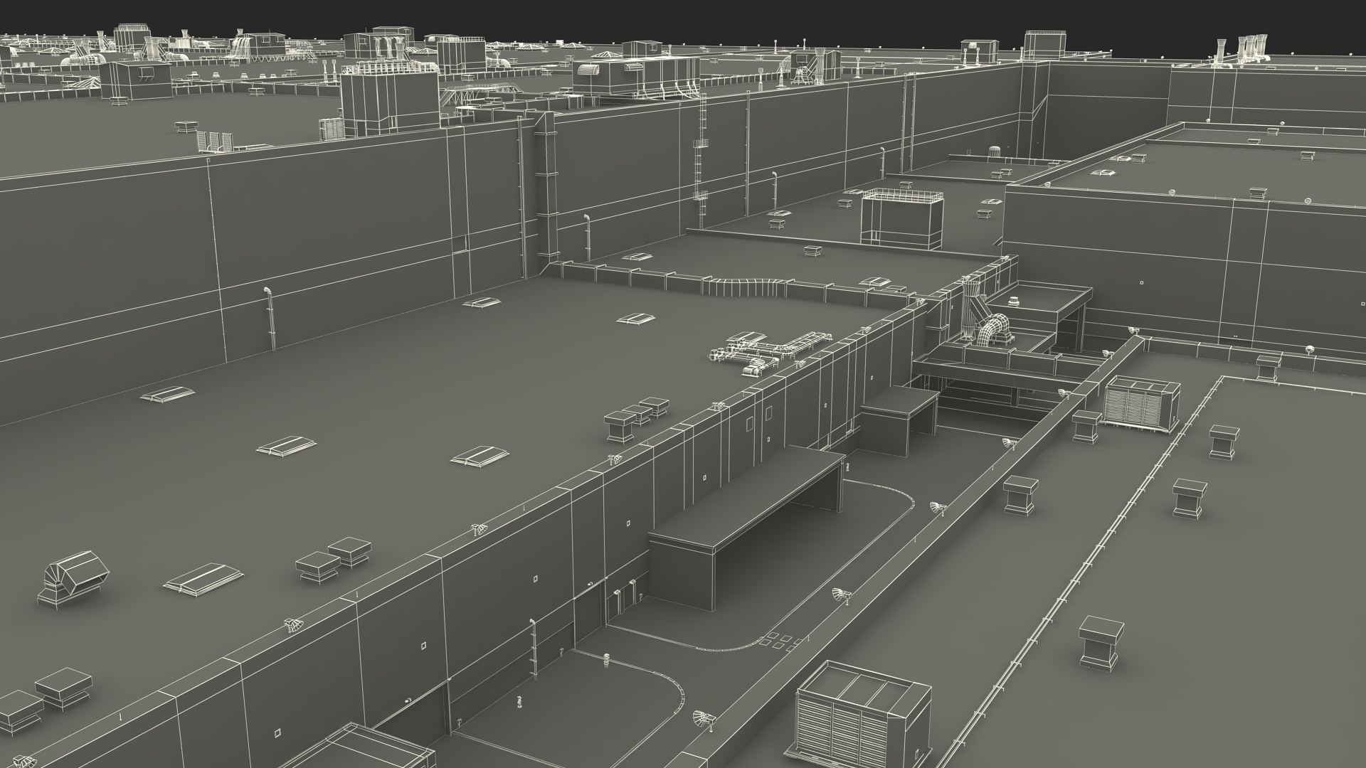 Large Industrial Plant 3D