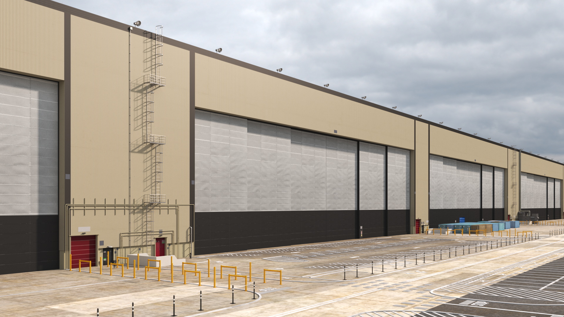 Large Industrial Plant 3D