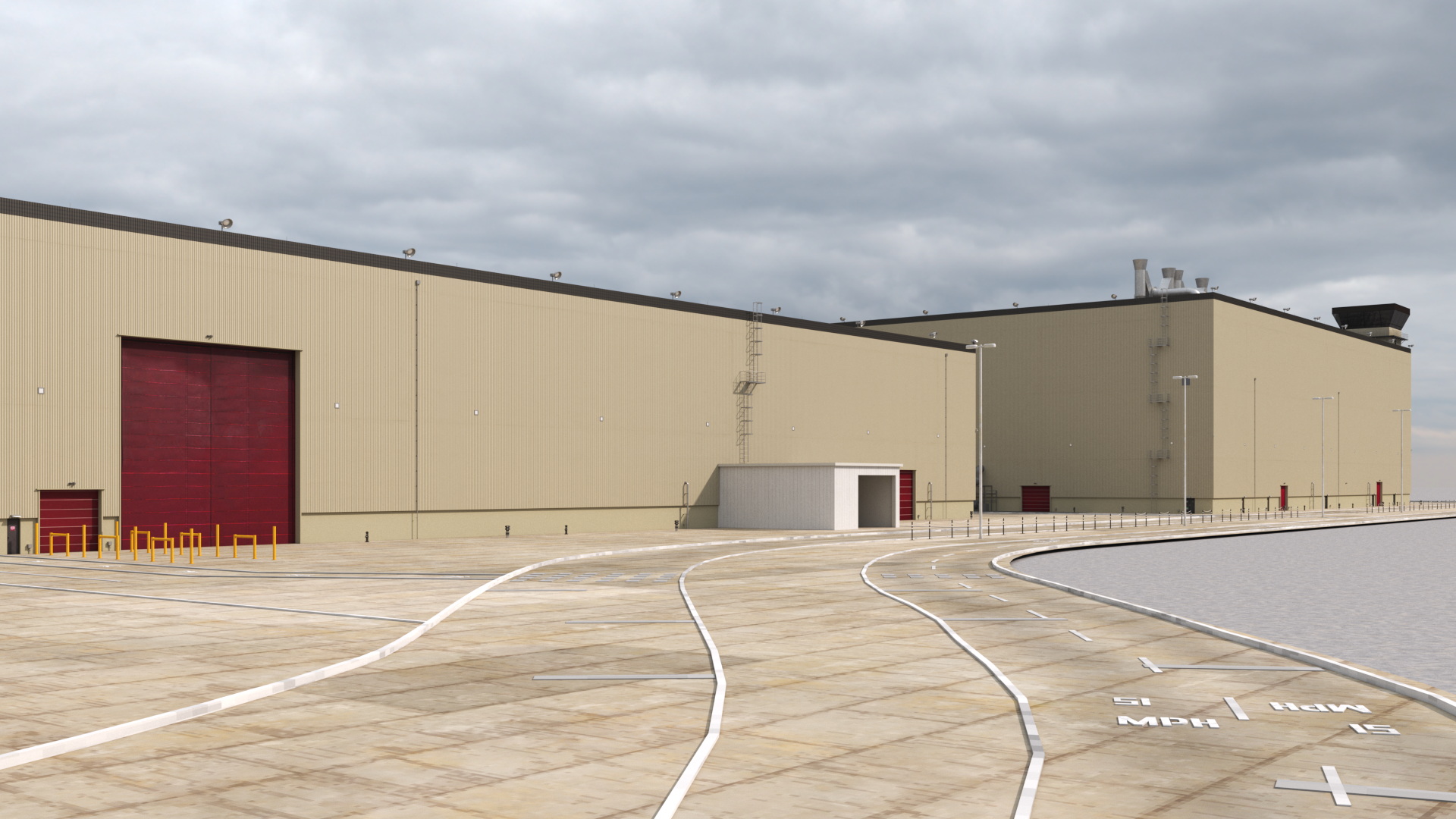 Large Industrial Plant 3D