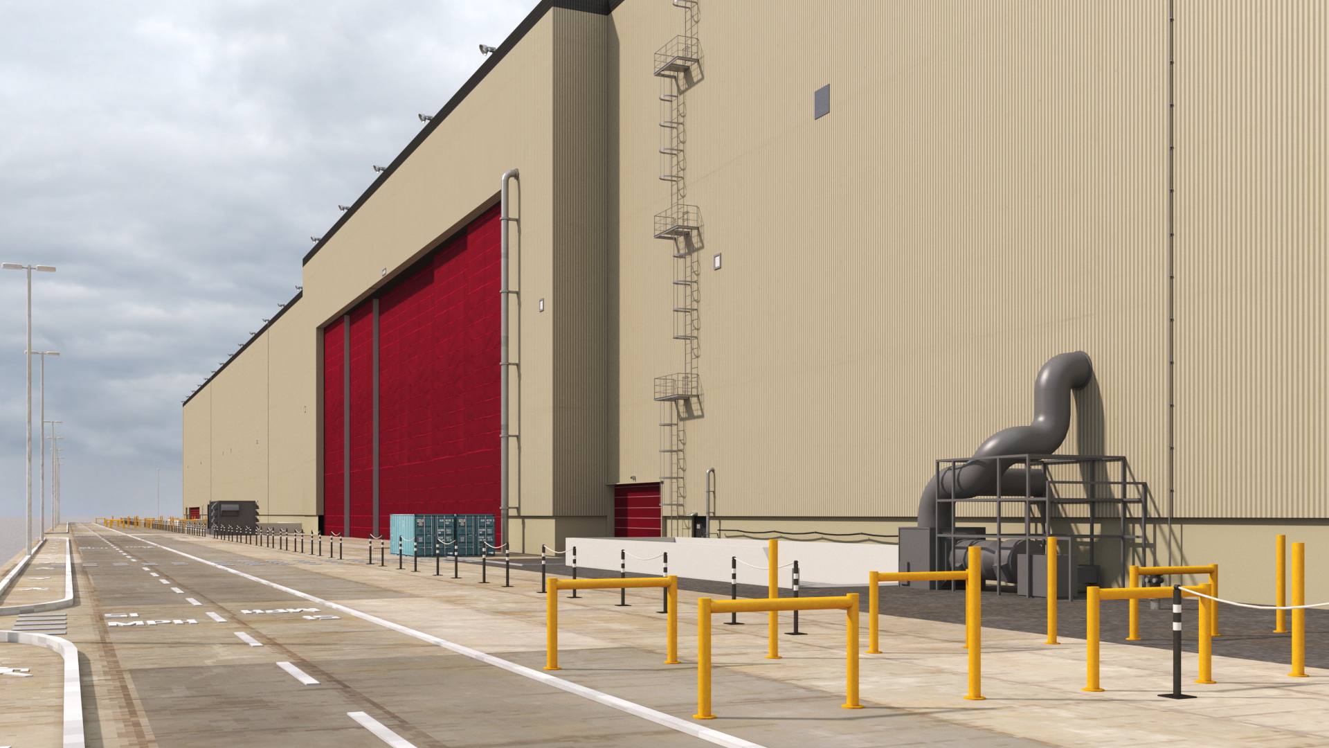 Large Industrial Plant 3D